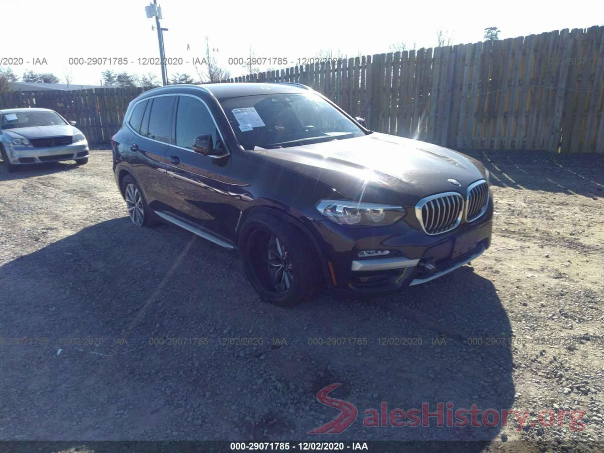 5UXTR9C52KLP85913 2019 BMW X3