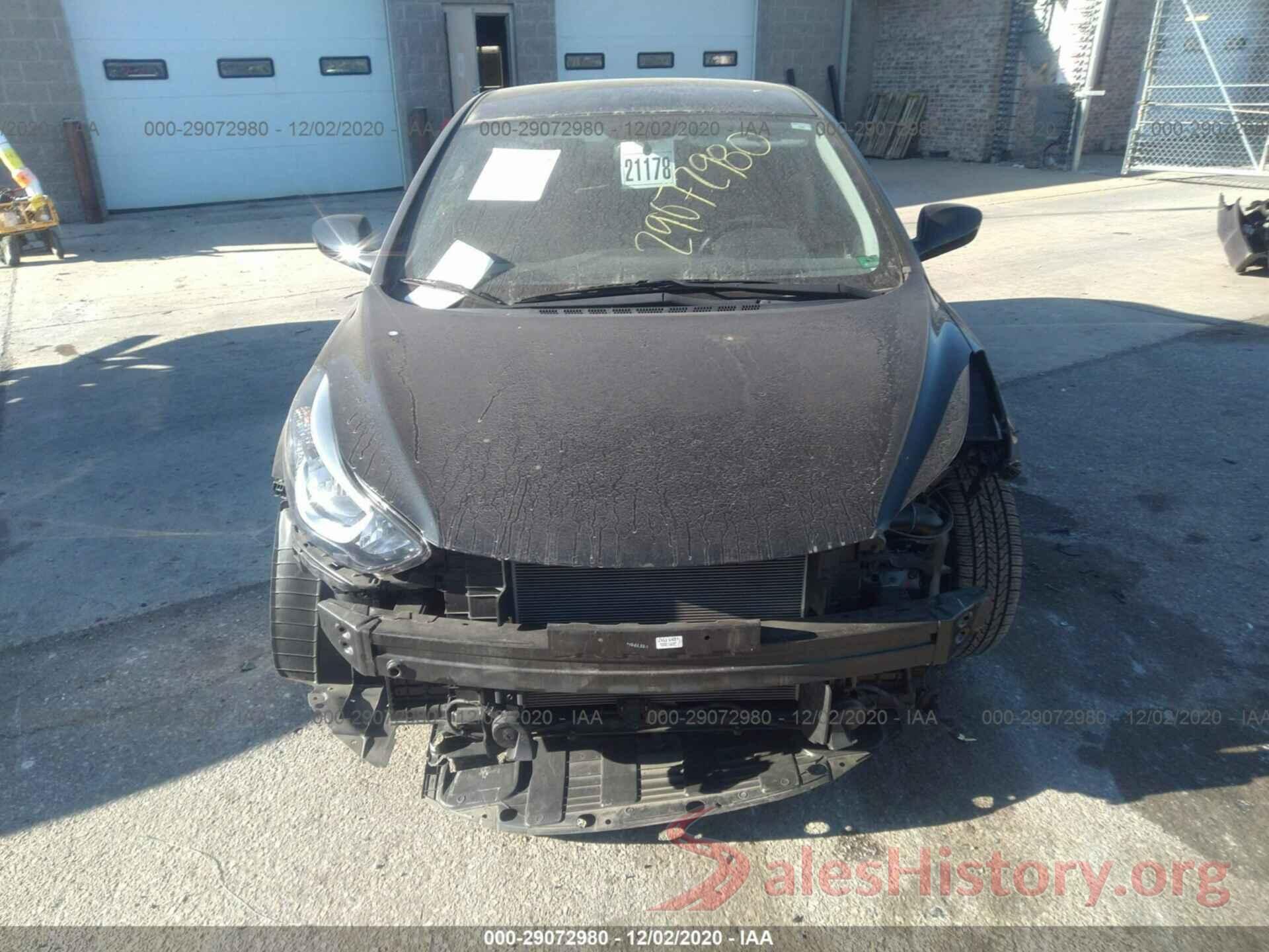 KMHDH4AE0GU601788 2016 HYUNDAI ELANTRA