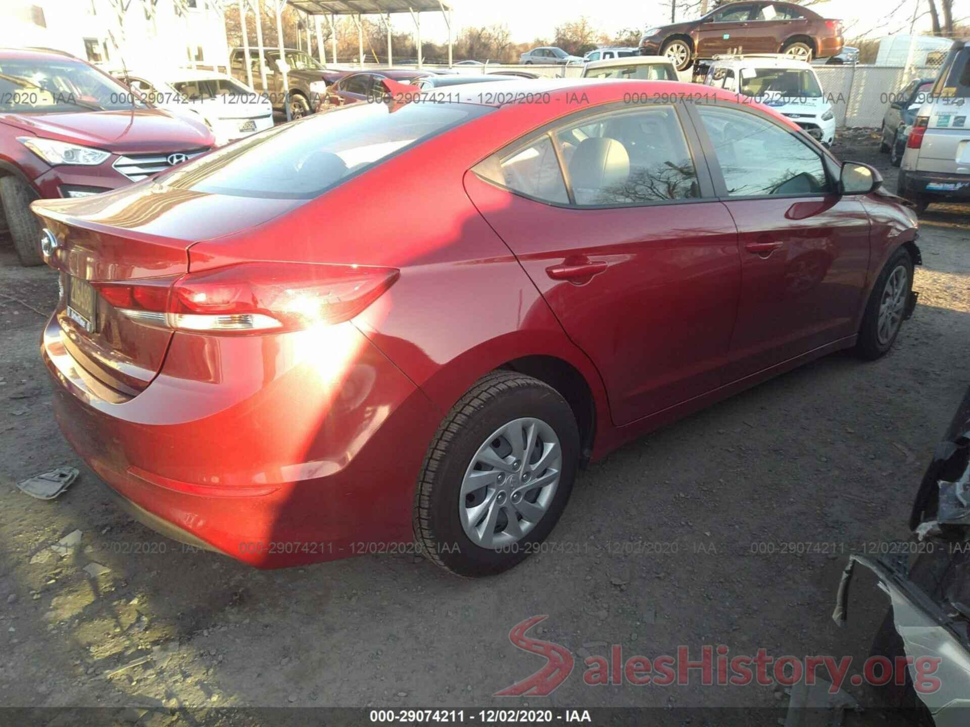 KMHD74LF9HU329347 2017 HYUNDAI ELANTRA