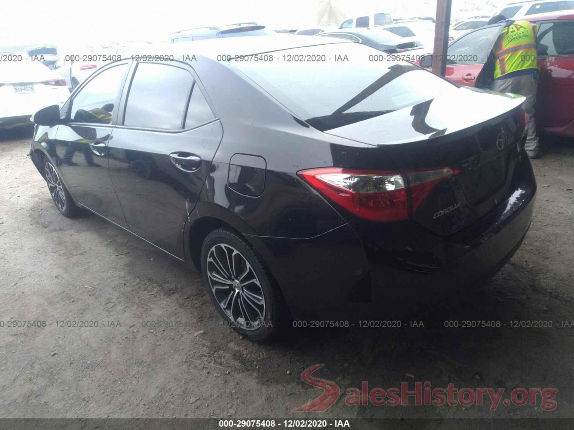 5YFBURHE2GP502705 2016 TOYOTA COROLLA