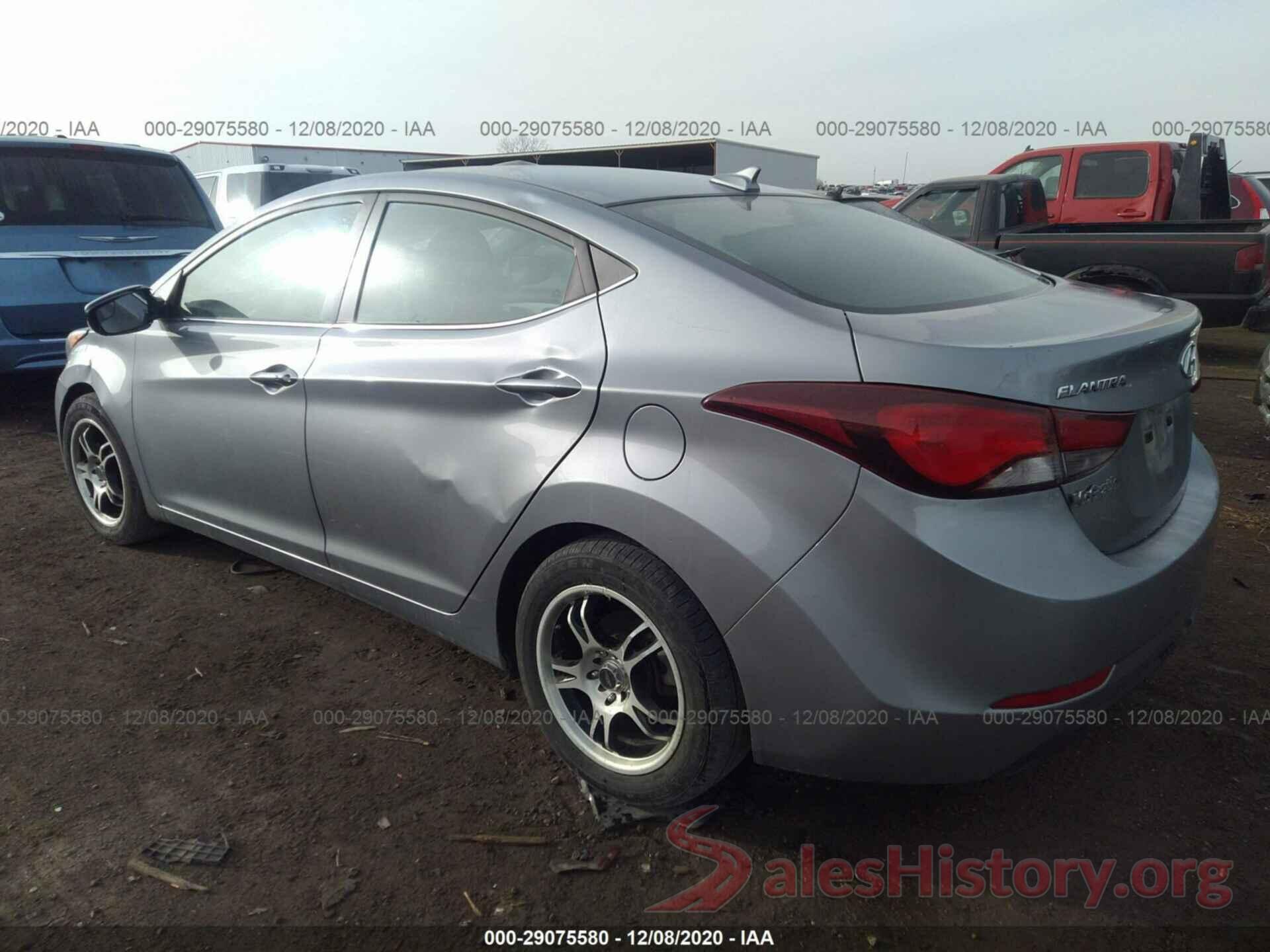 5NPDH4AE3GH765714 2016 HYUNDAI ELANTRA