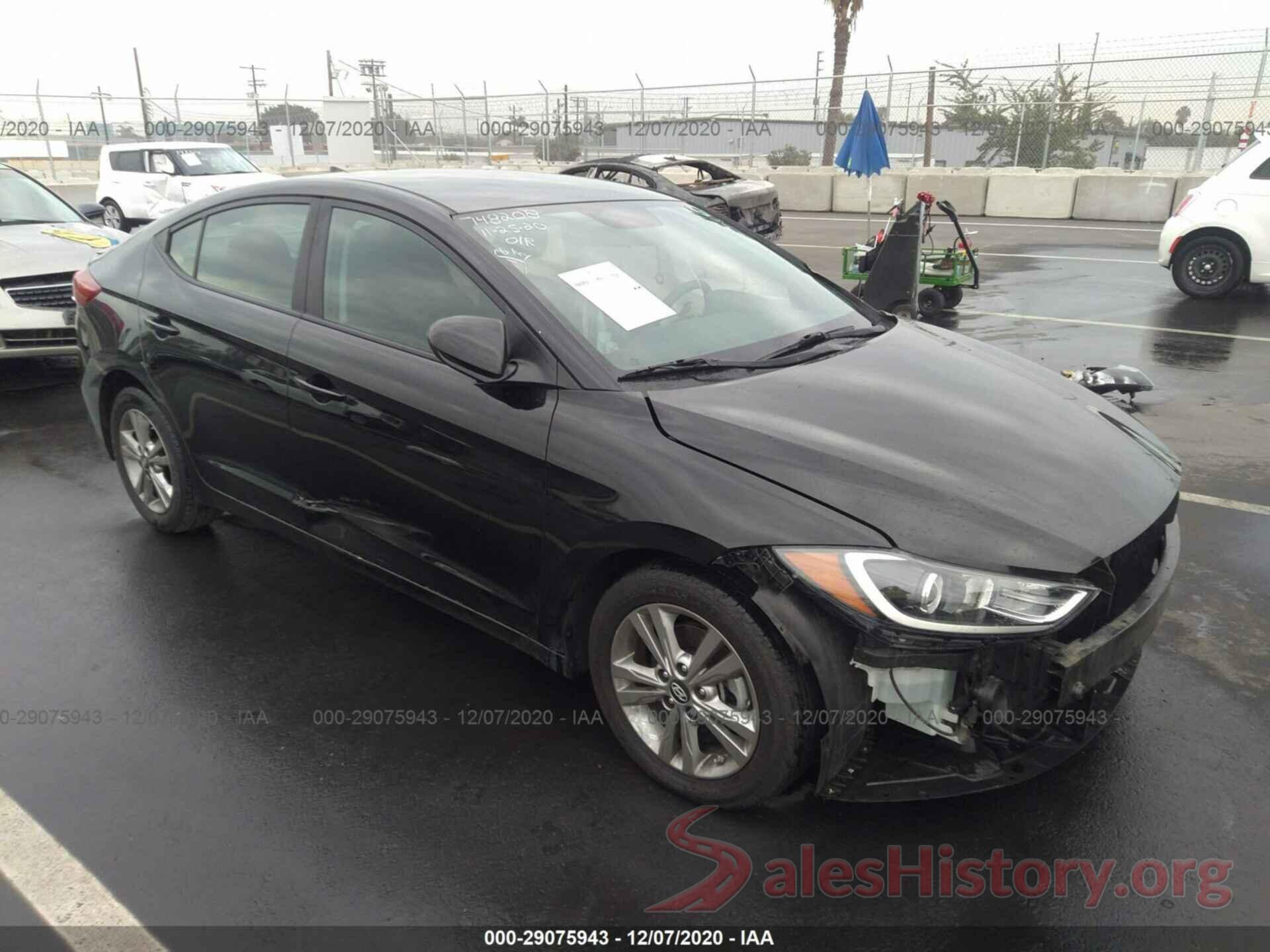 KMHD84LF4JU504249 2018 HYUNDAI ELANTRA