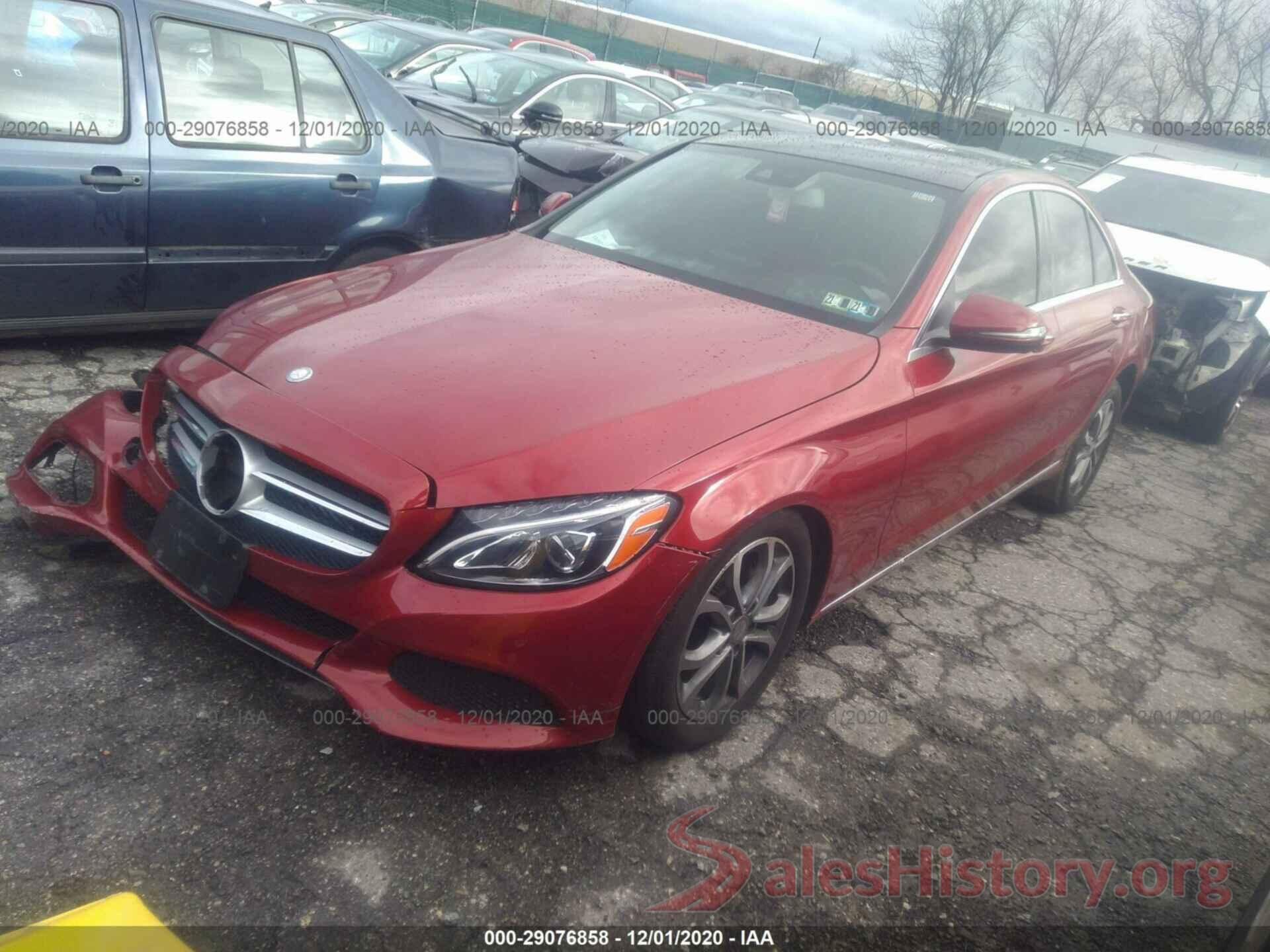 55SWF4KB8HU205768 2017 MERCEDES-BENZ C-CLASS