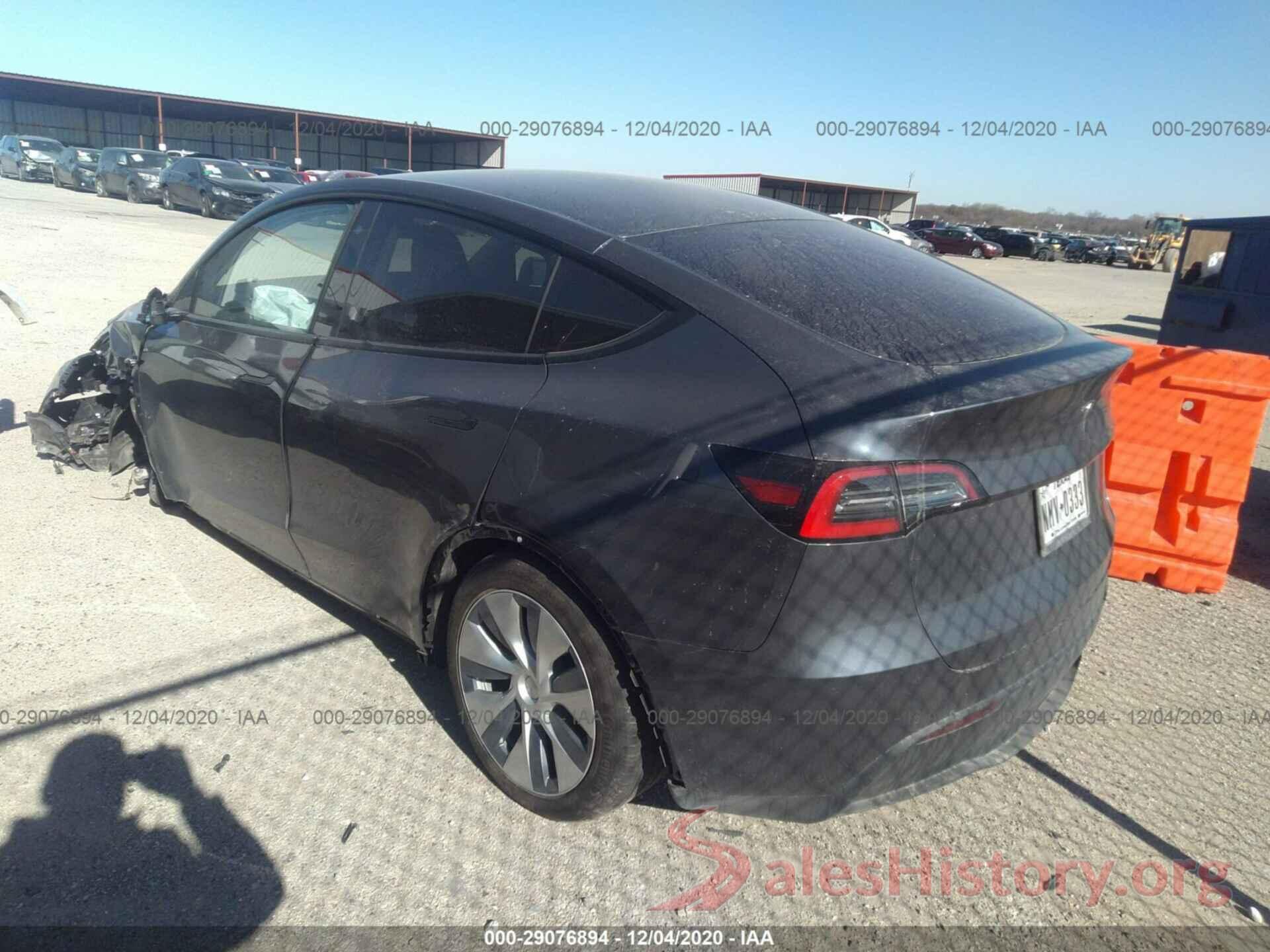 5YJYGDEE3LF059205 2020 TESLA MODEL Y