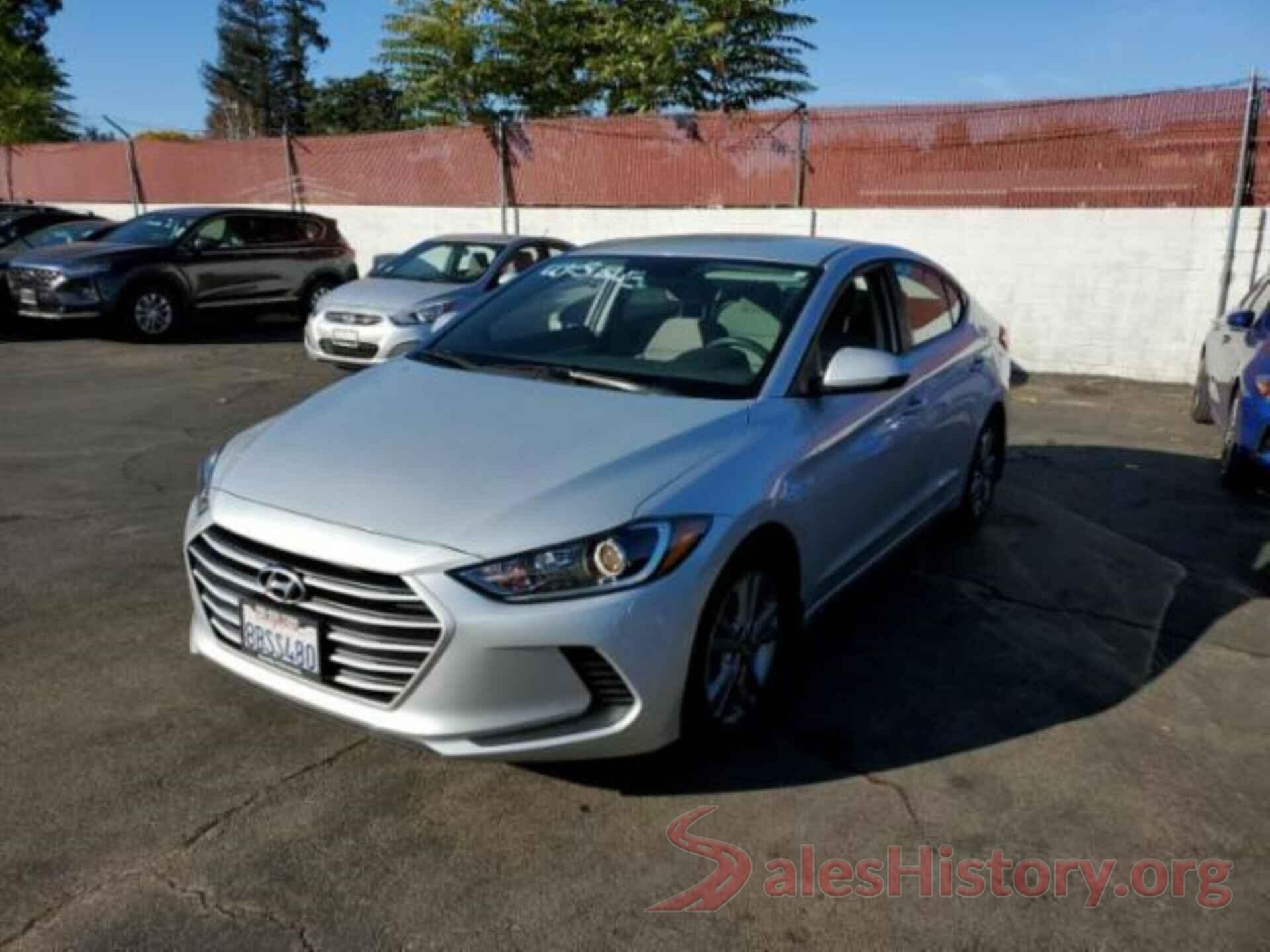 KMHD84LF0JU501848 2018 HYUNDAI ELANTRA