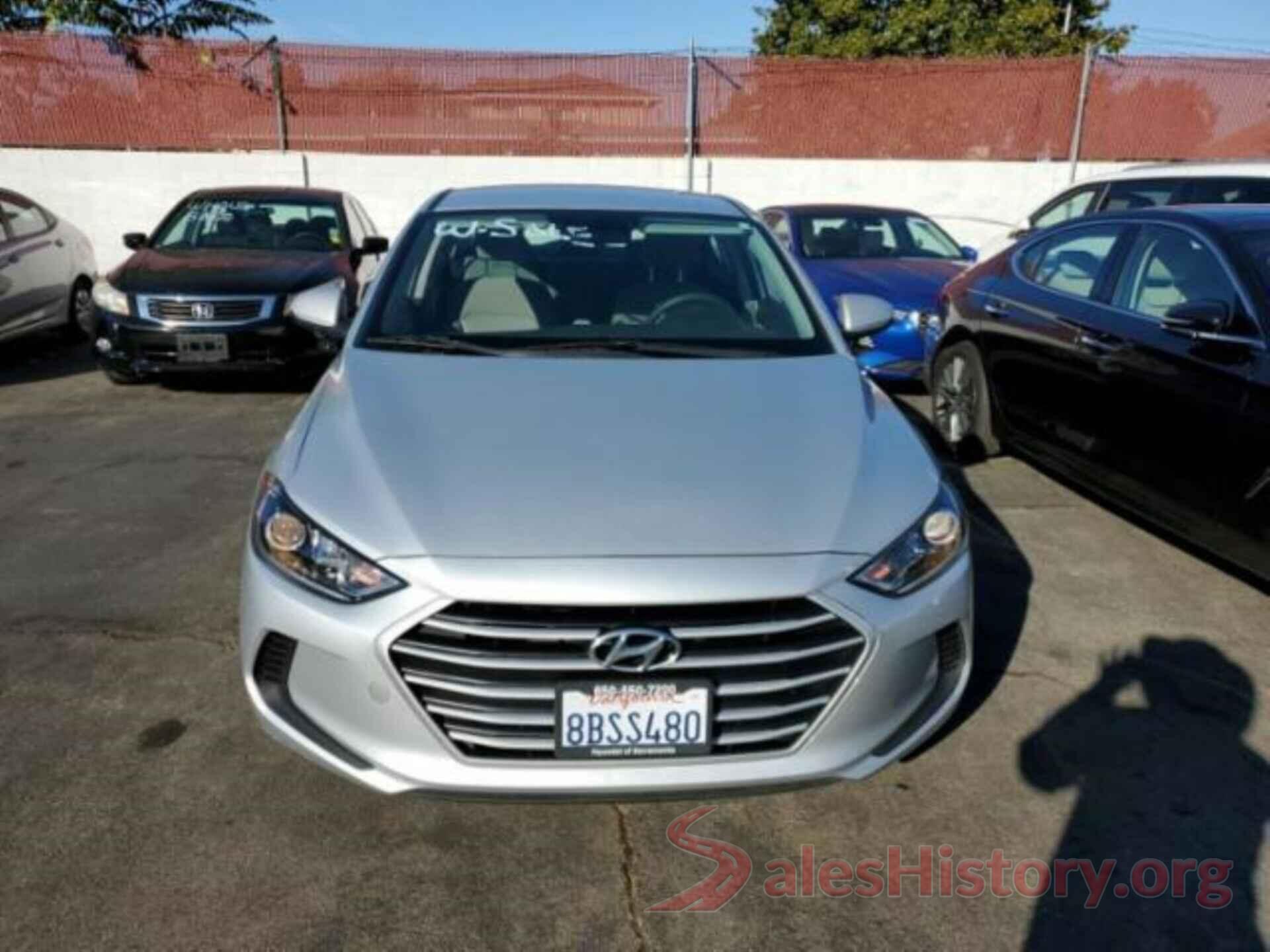 KMHD84LF0JU501848 2018 HYUNDAI ELANTRA