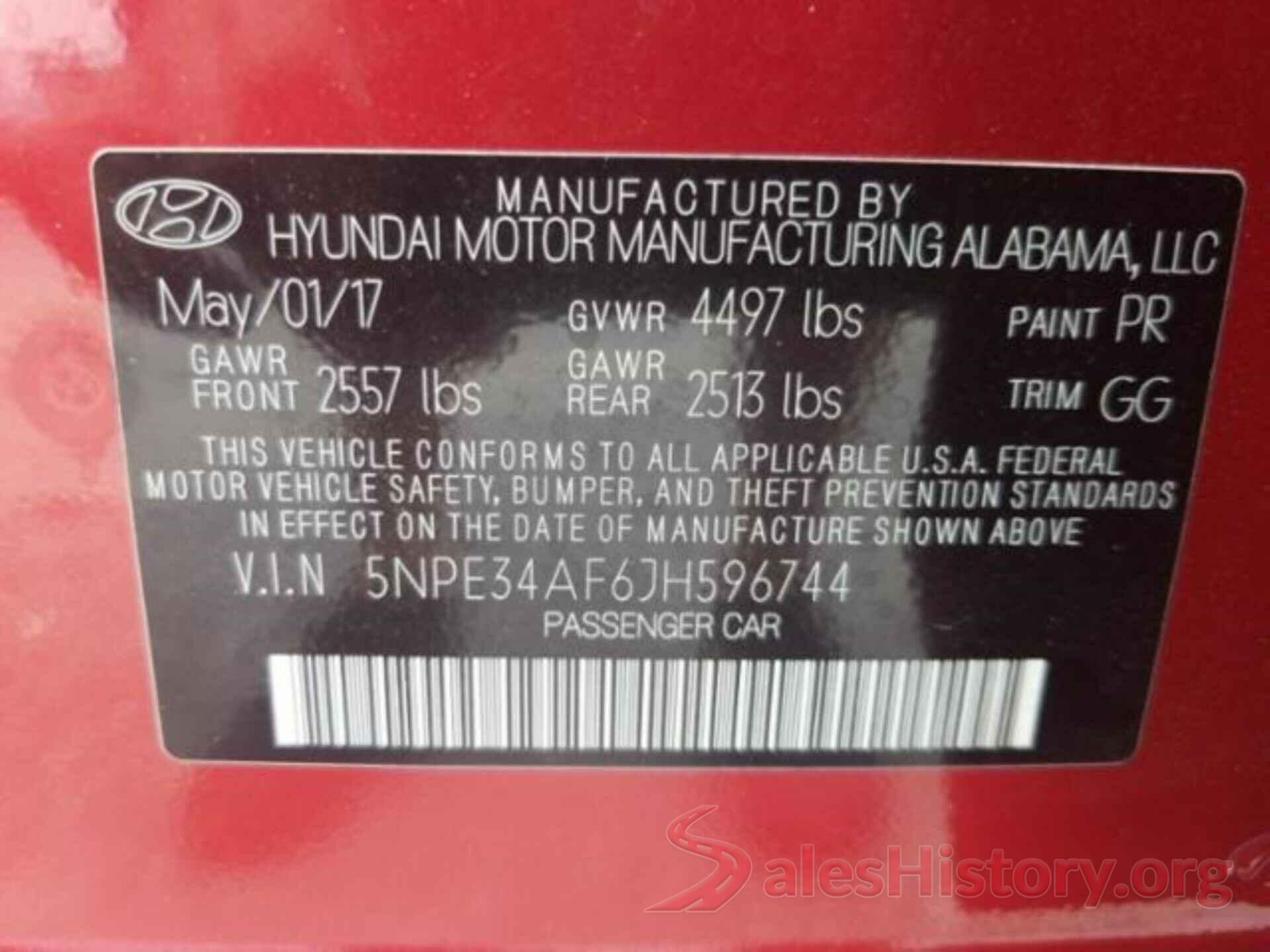 5NPE34AF6JH596744 2018 HYUNDAI SONATA