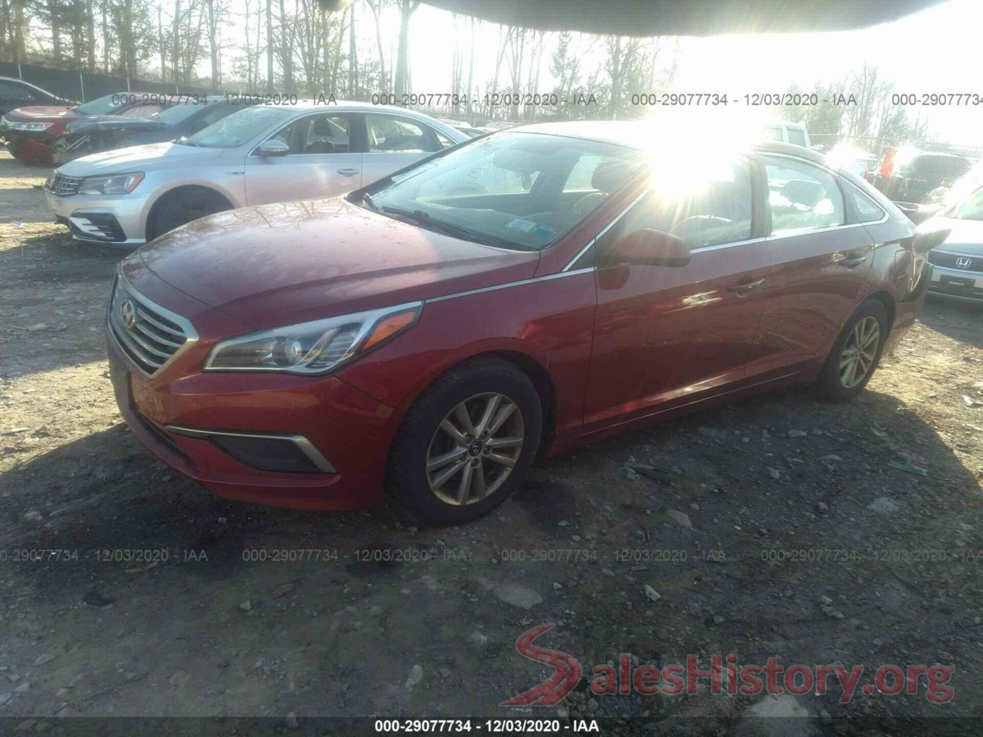 5NPE24AF6GH343306 2016 HYUNDAI SONATA