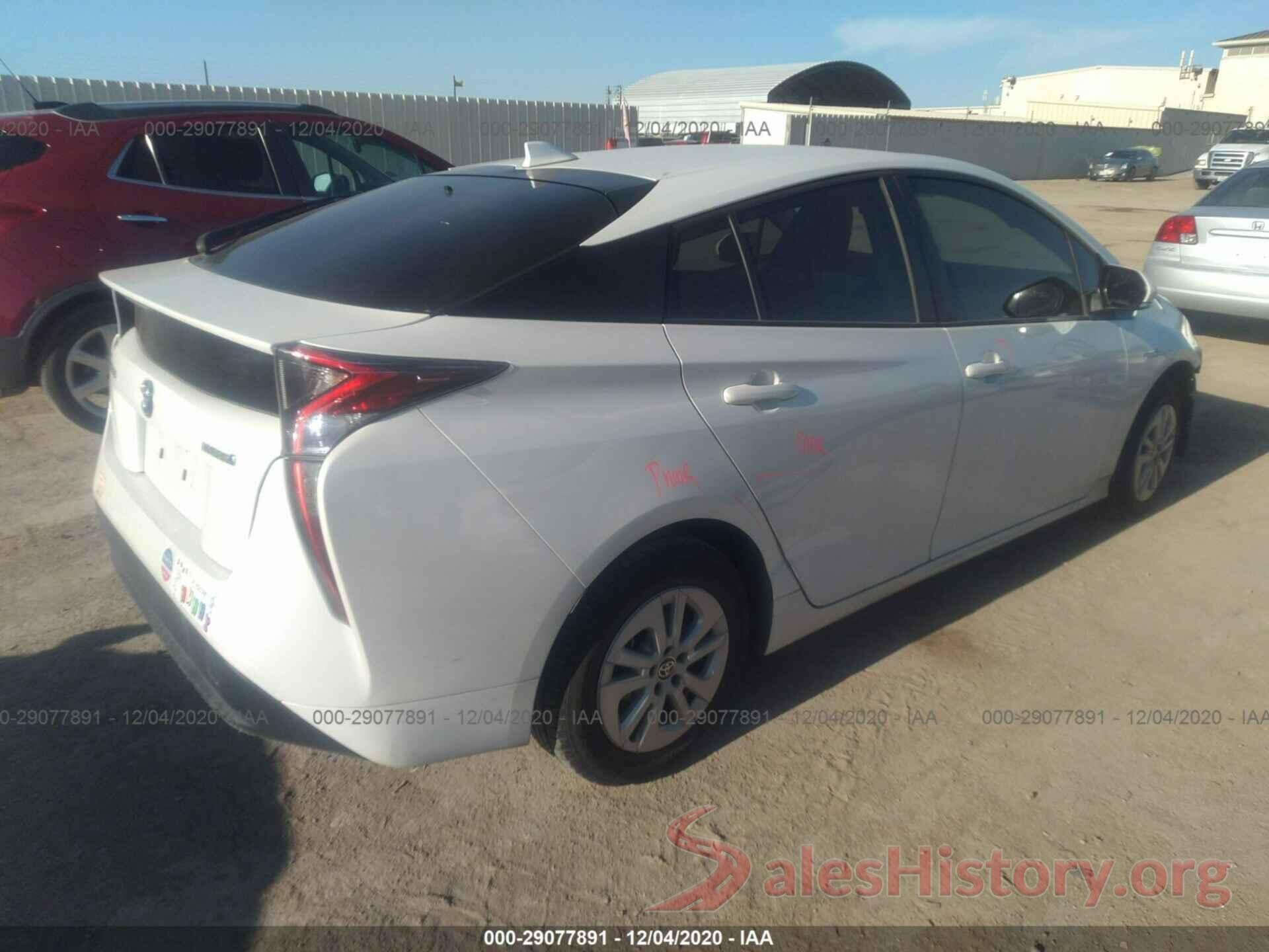 JTDKBRFU0G3013552 2016 TOYOTA PRIUS