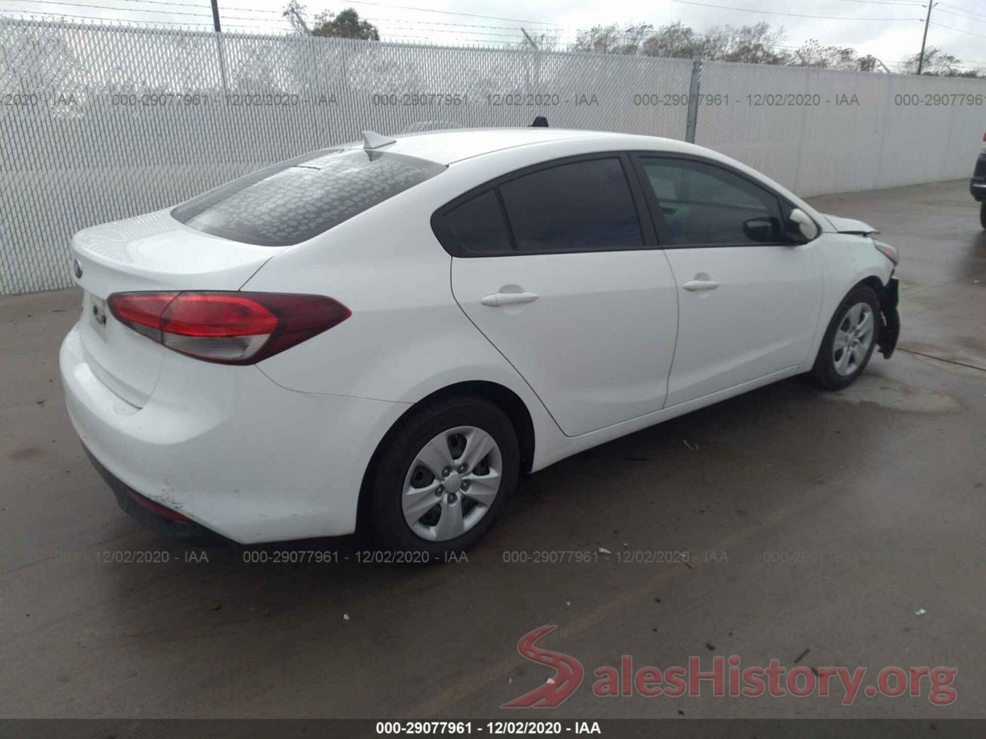 3KPFK4A73JE229367 2018 KIA FORTE