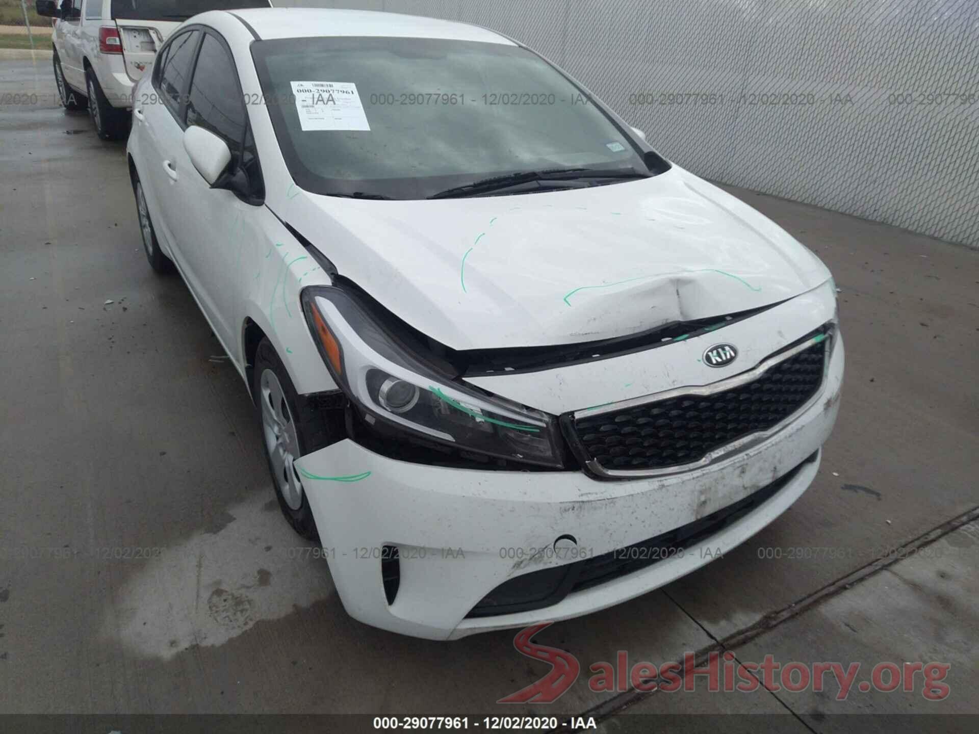 3KPFK4A73JE229367 2018 KIA FORTE