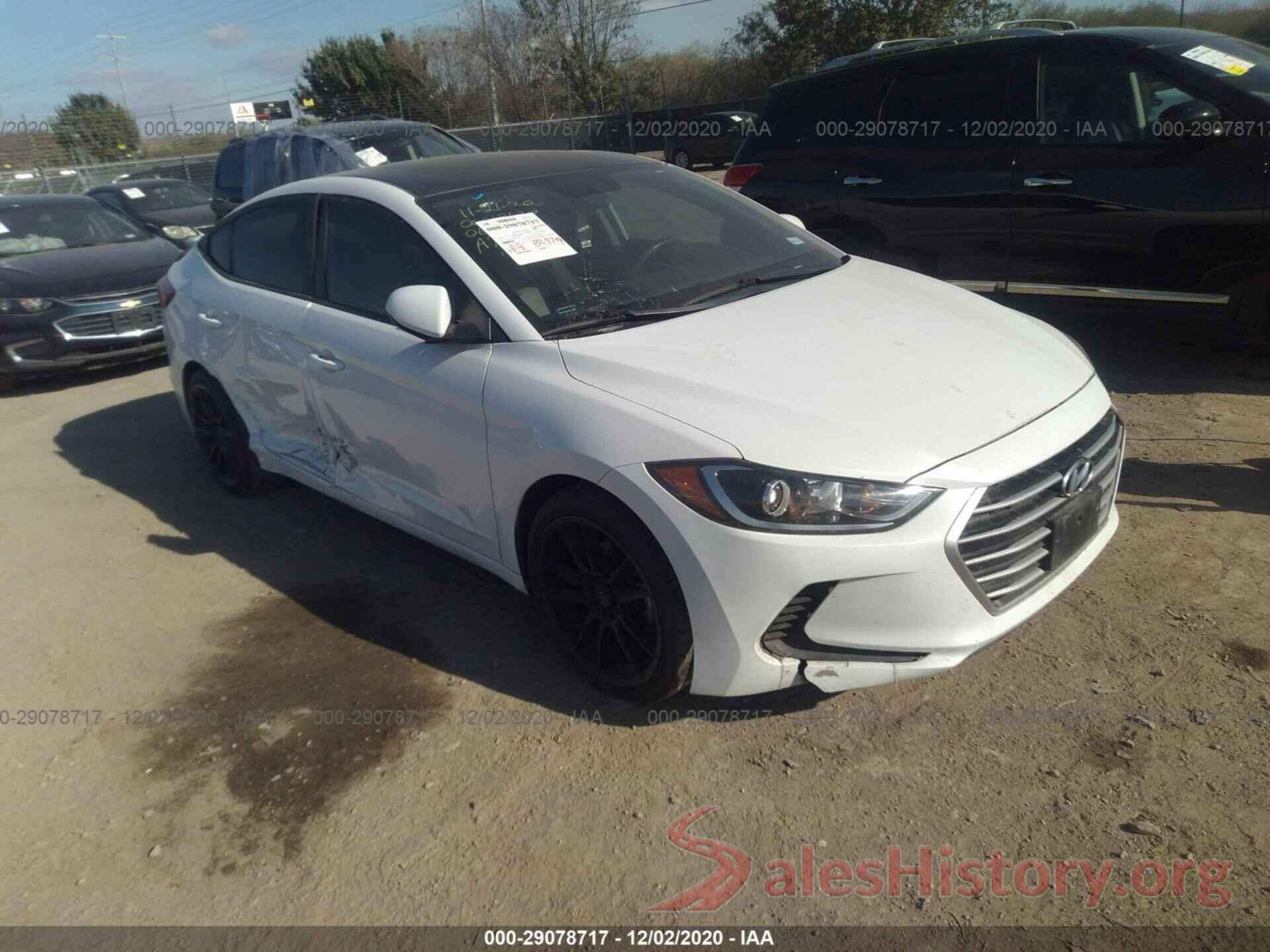 5NPD84LF5HH060212 2017 HYUNDAI ELANTRA