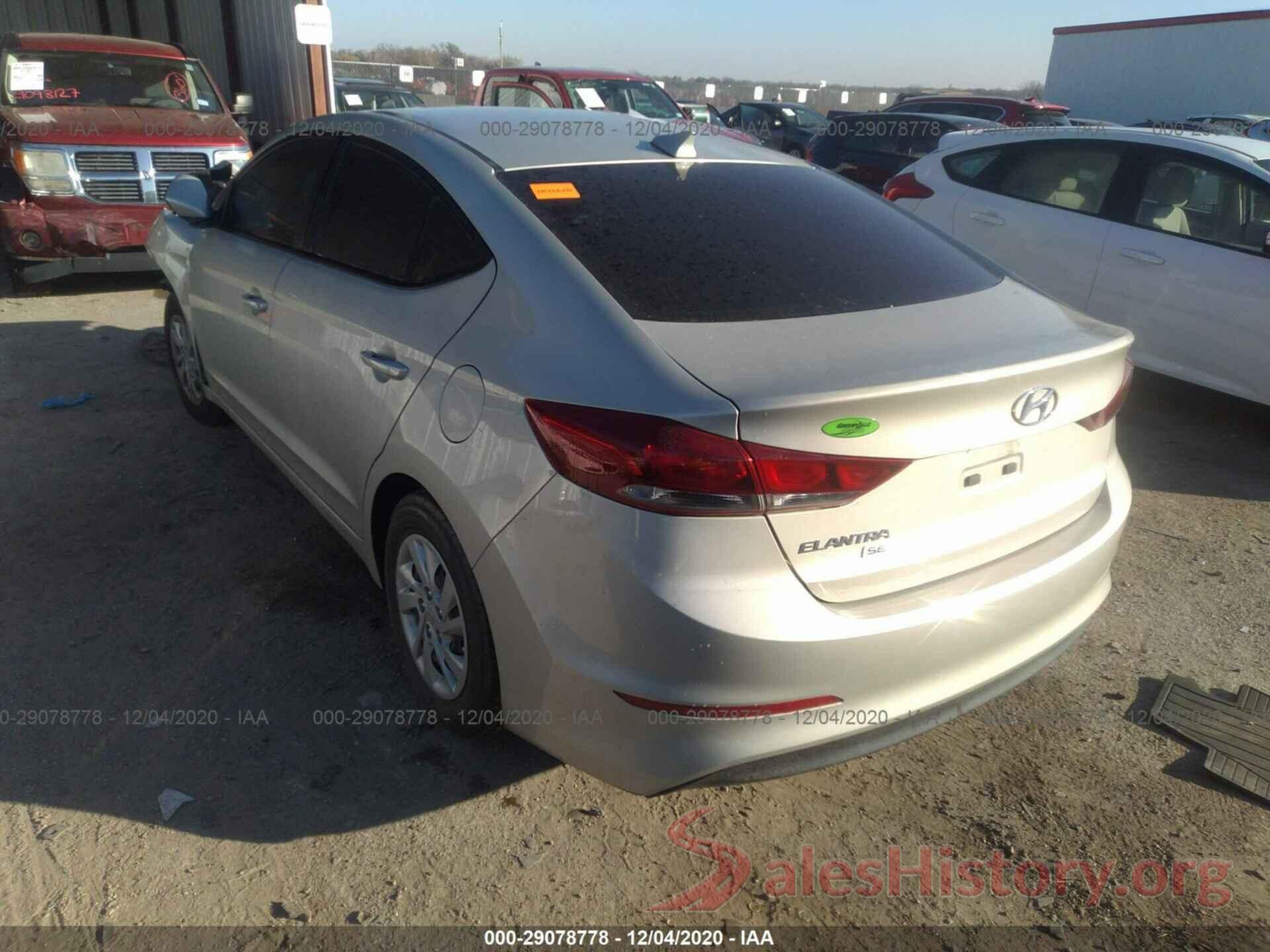 5NPD74LF2HH164756 2017 HYUNDAI ELANTRA