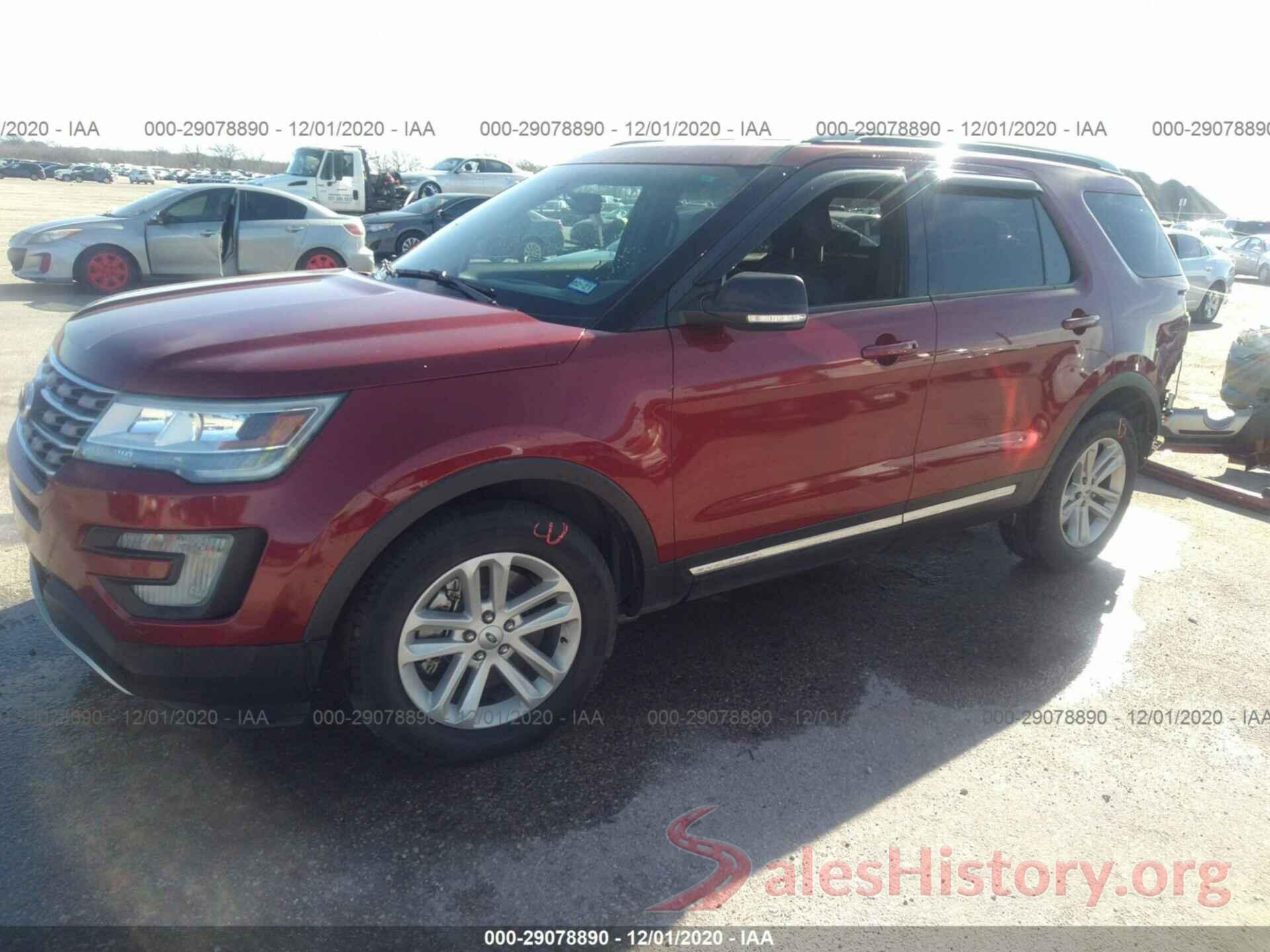 1FM5K7D80HGB29606 2017 FORD EXPLORER