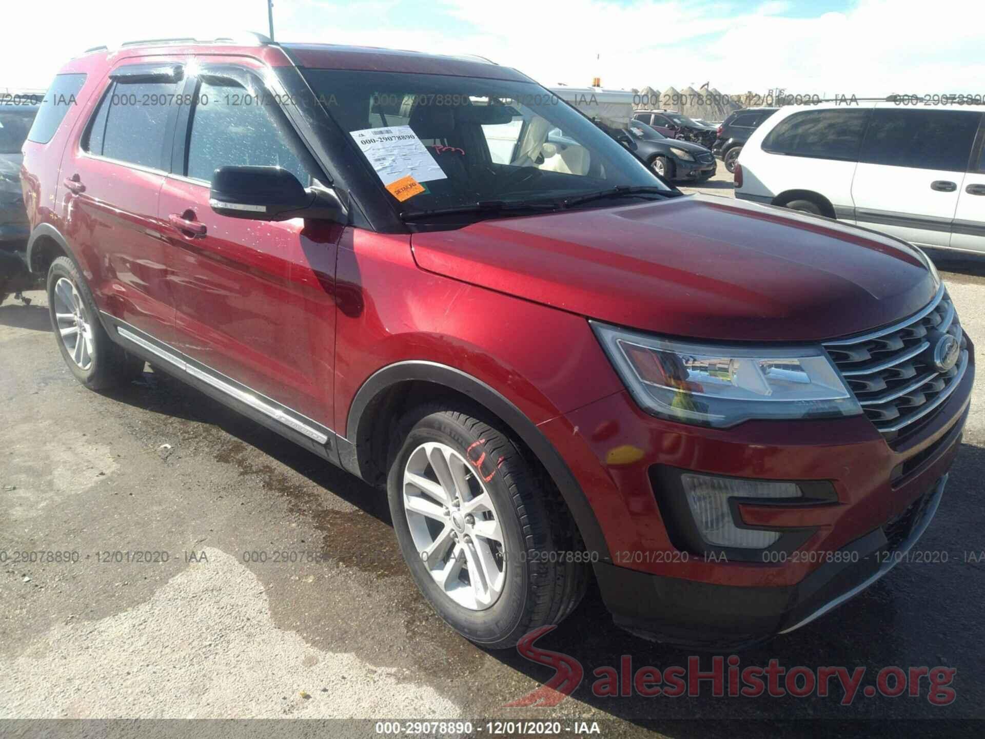 1FM5K7D80HGB29606 2017 FORD EXPLORER