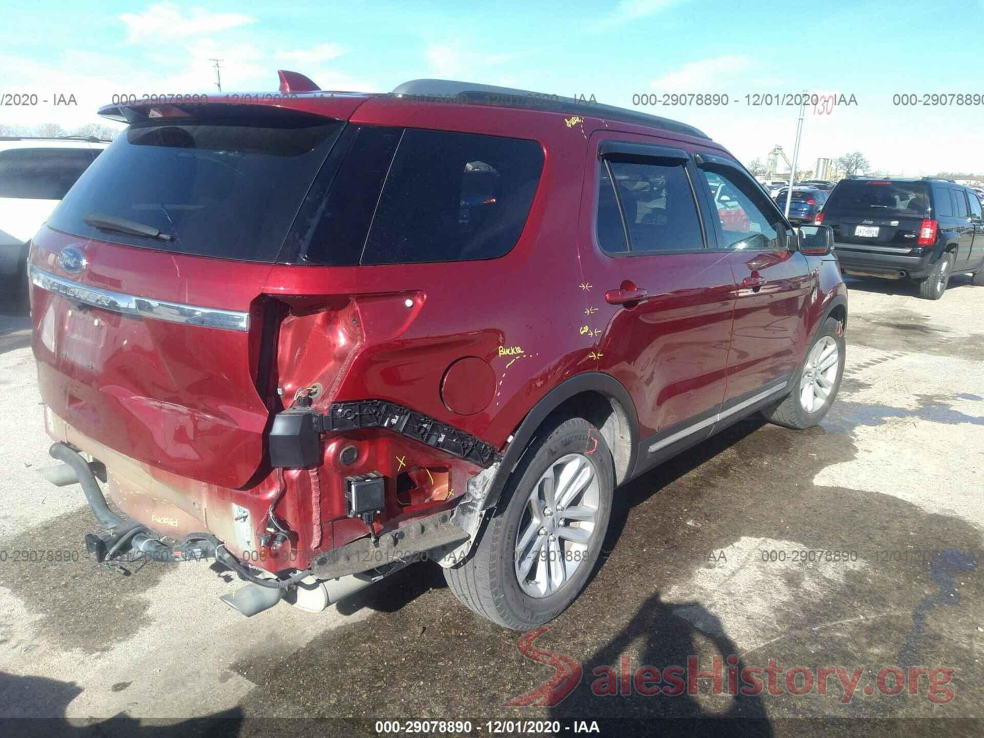 1FM5K7D80HGB29606 2017 FORD EXPLORER