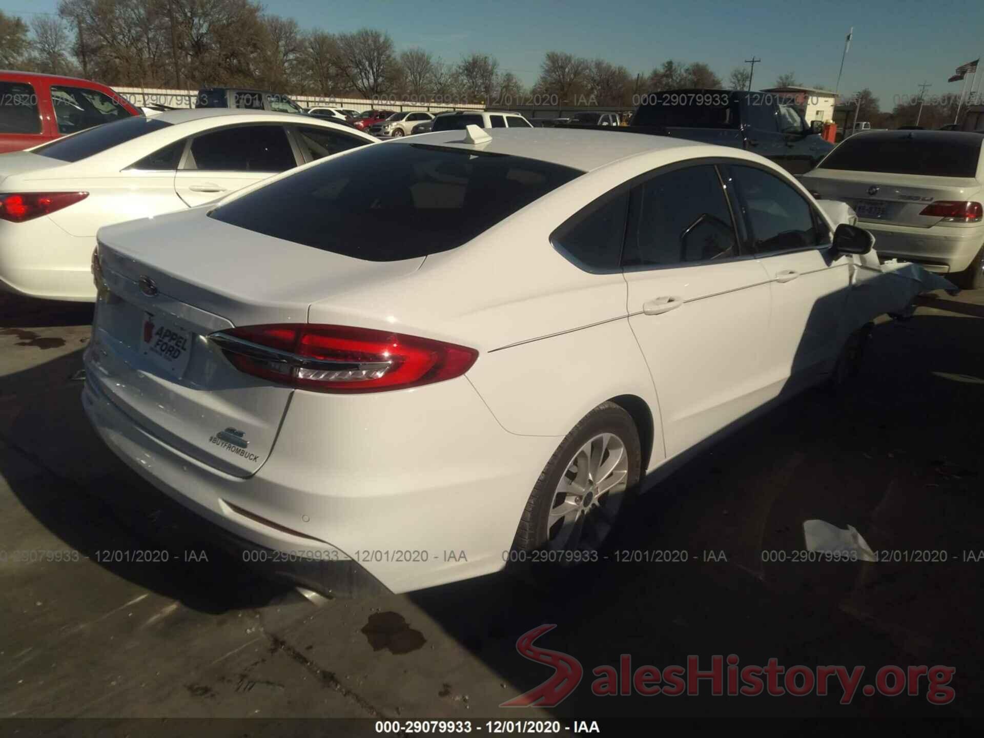 3FA6P0HD2LR180976 2020 FORD FUSION