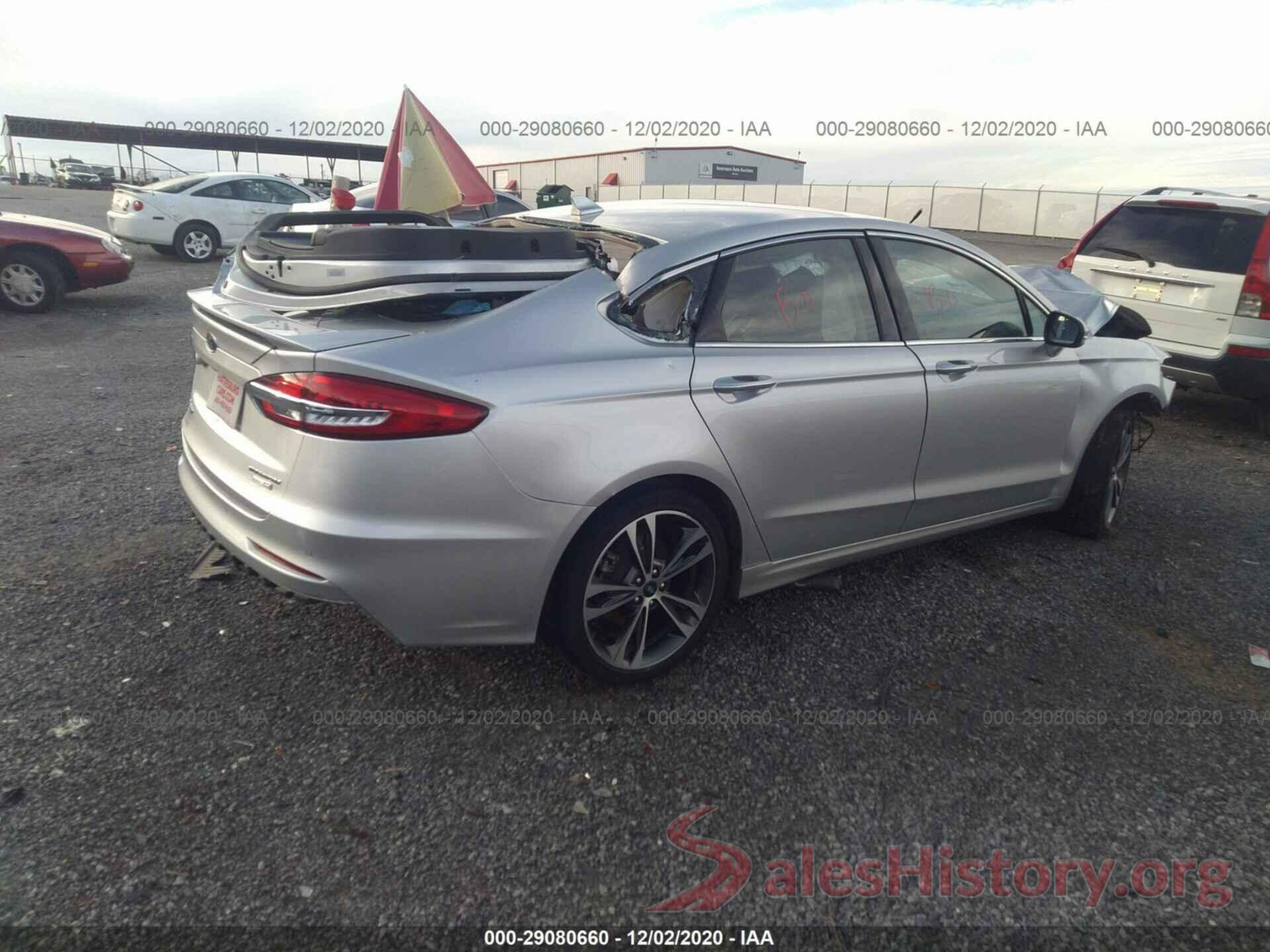 3FA6P0D95KR186755 2019 FORD FUSION