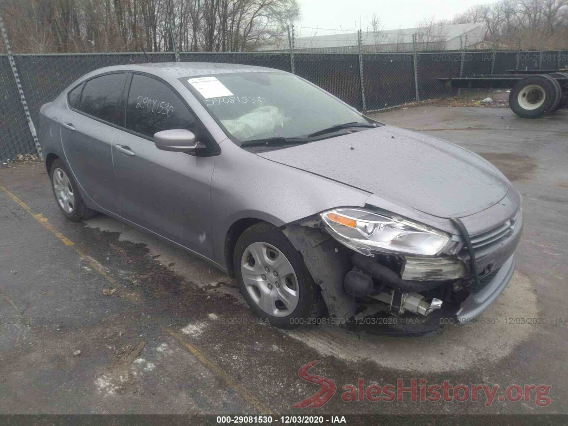 1C3CDFAA2GD516461 2016 DODGE DART