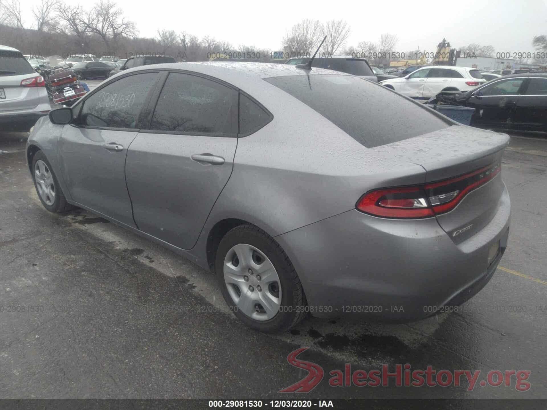 1C3CDFAA2GD516461 2016 DODGE DART