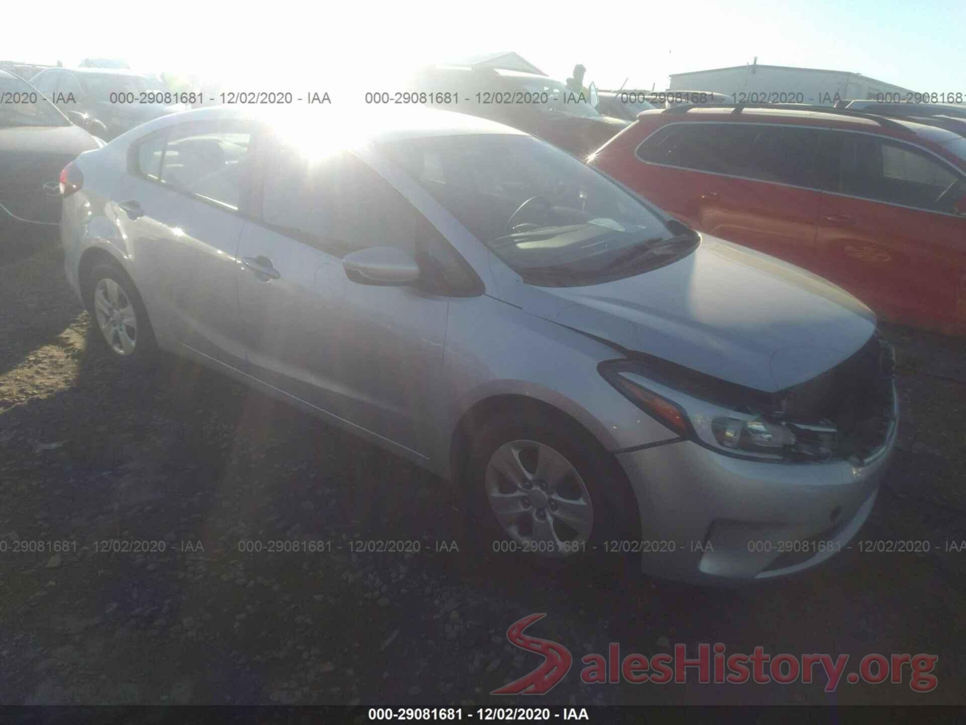 3KPFK4A78HE053524 2017 KIA FORTE