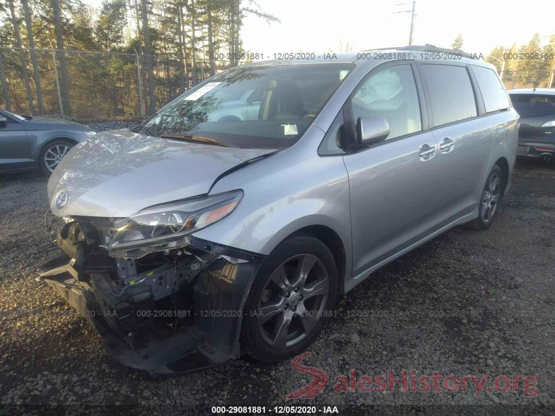 5TDXZ3DCXHS845926 2017 TOYOTA SIENNA