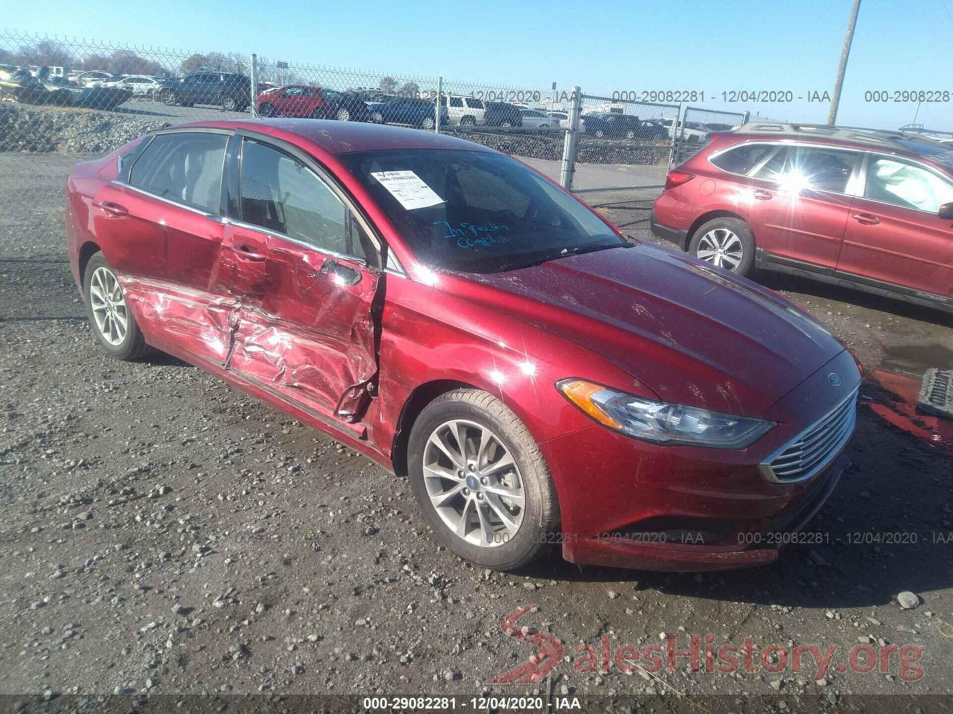 3FA6P0HD4HR311381 2017 FORD FUSION