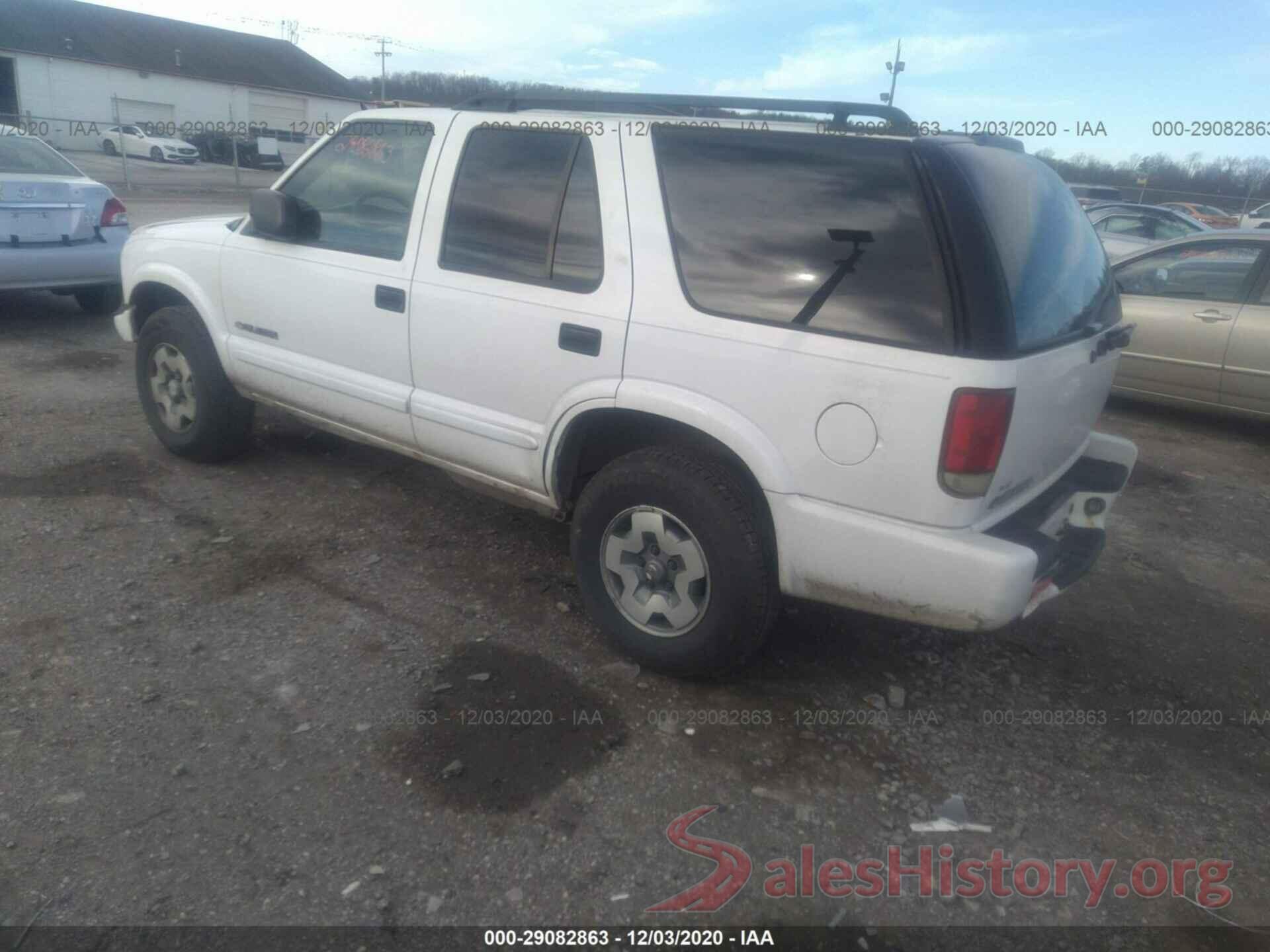 1GNDT13X74K136957 2004 CHEVROLET BLAZER