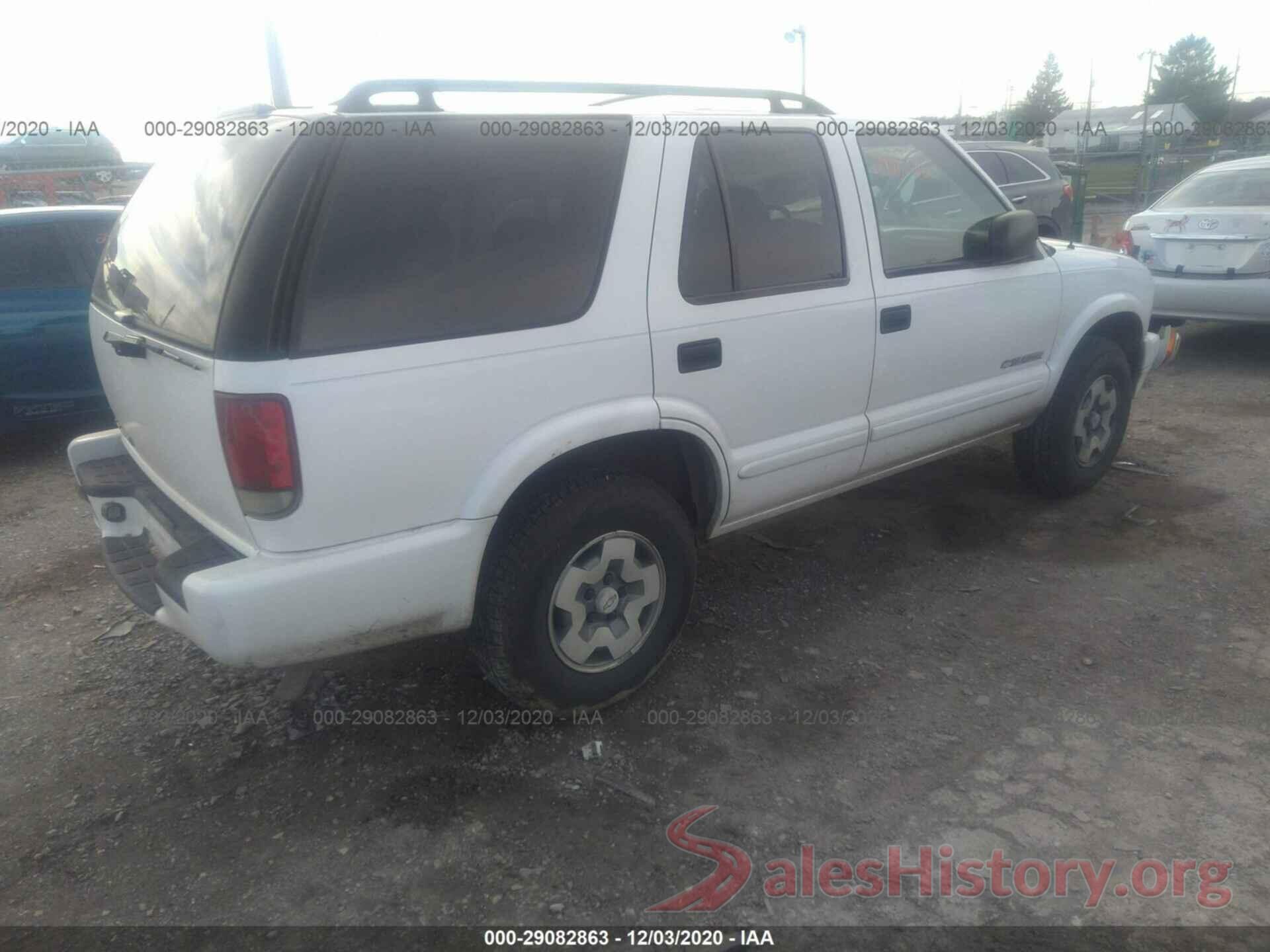 1GNDT13X74K136957 2004 CHEVROLET BLAZER