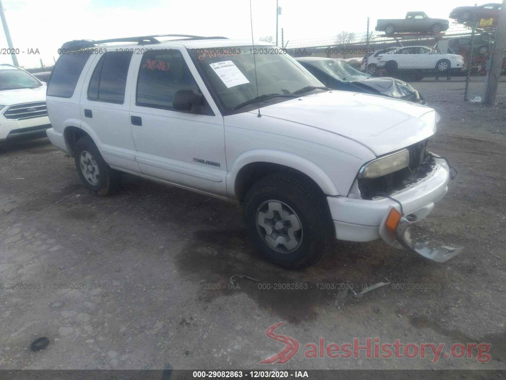 1GNDT13X74K136957 2004 CHEVROLET BLAZER