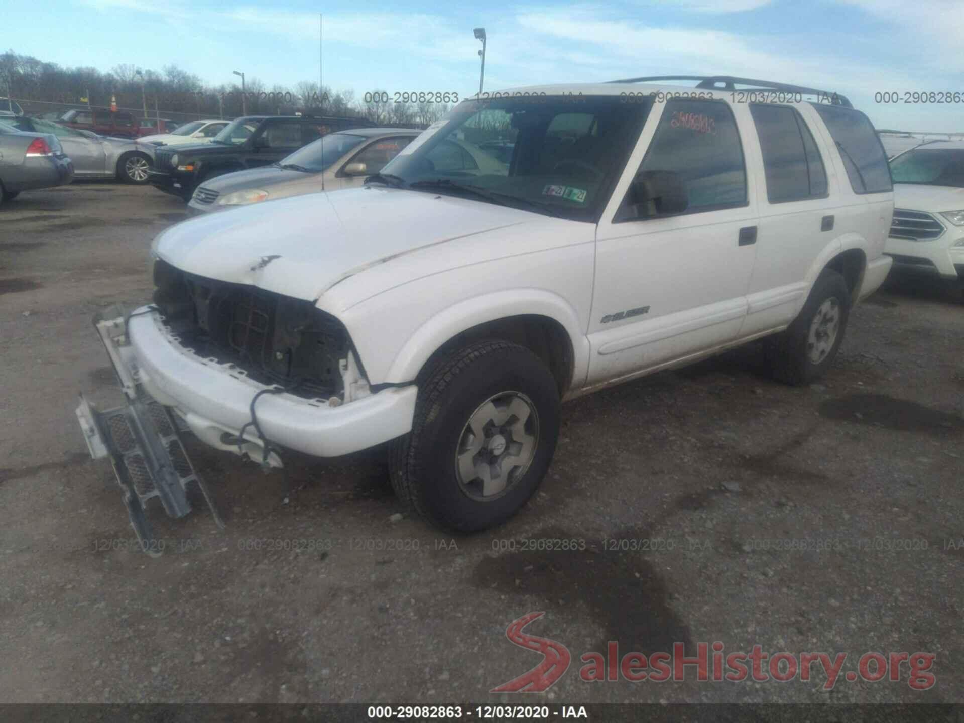 1GNDT13X74K136957 2004 CHEVROLET BLAZER