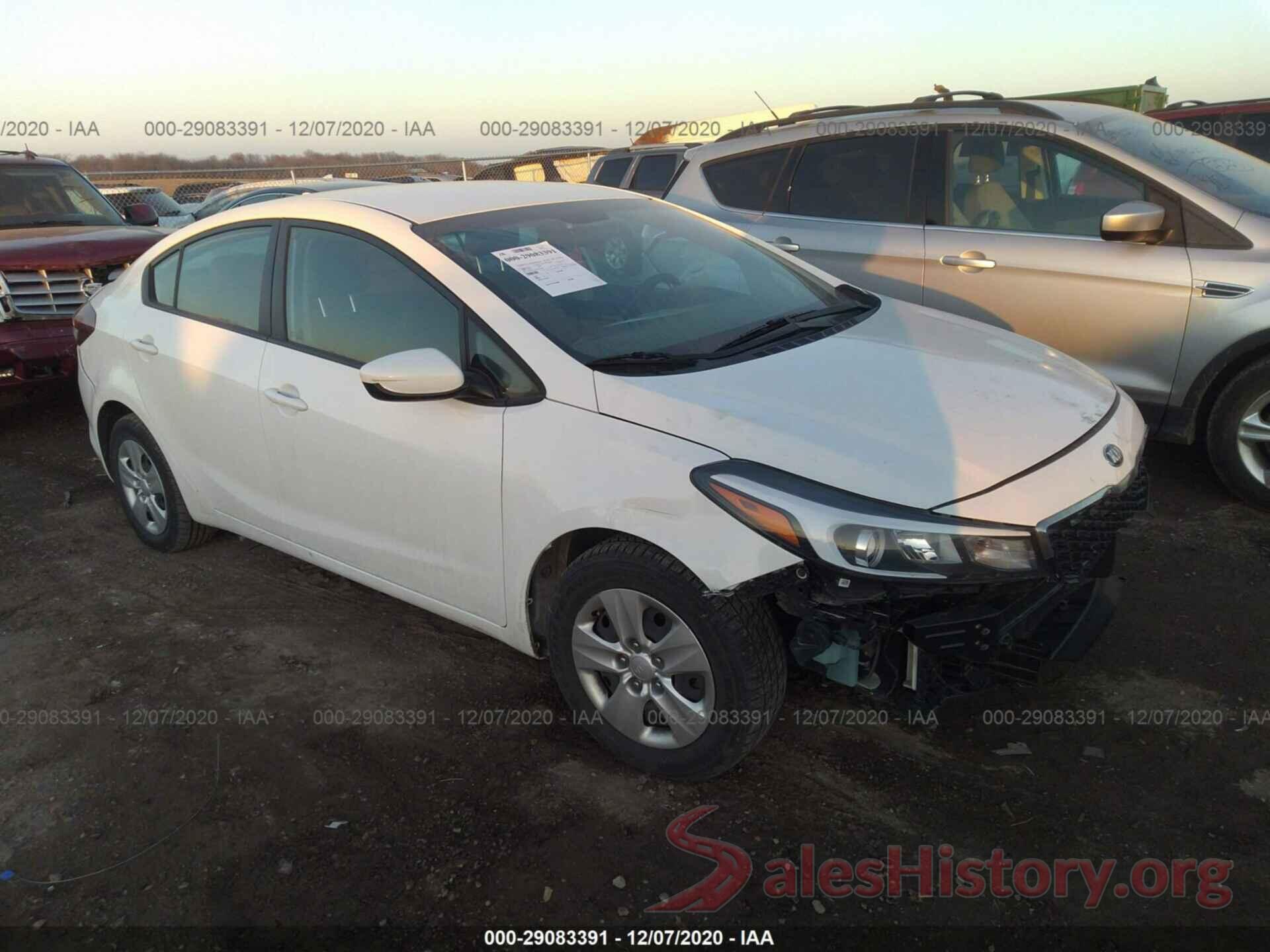 3KPFK4A70HE054988 2017 KIA FORTE