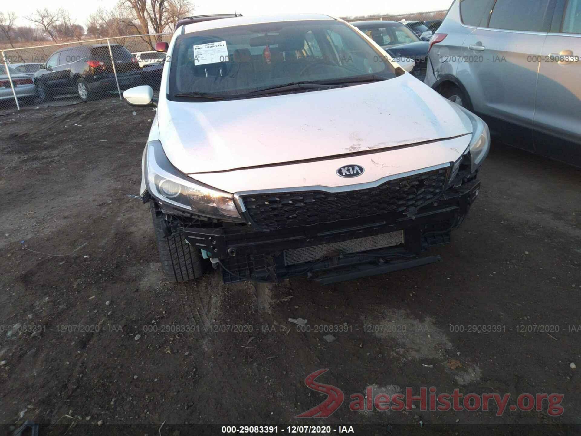 3KPFK4A70HE054988 2017 KIA FORTE