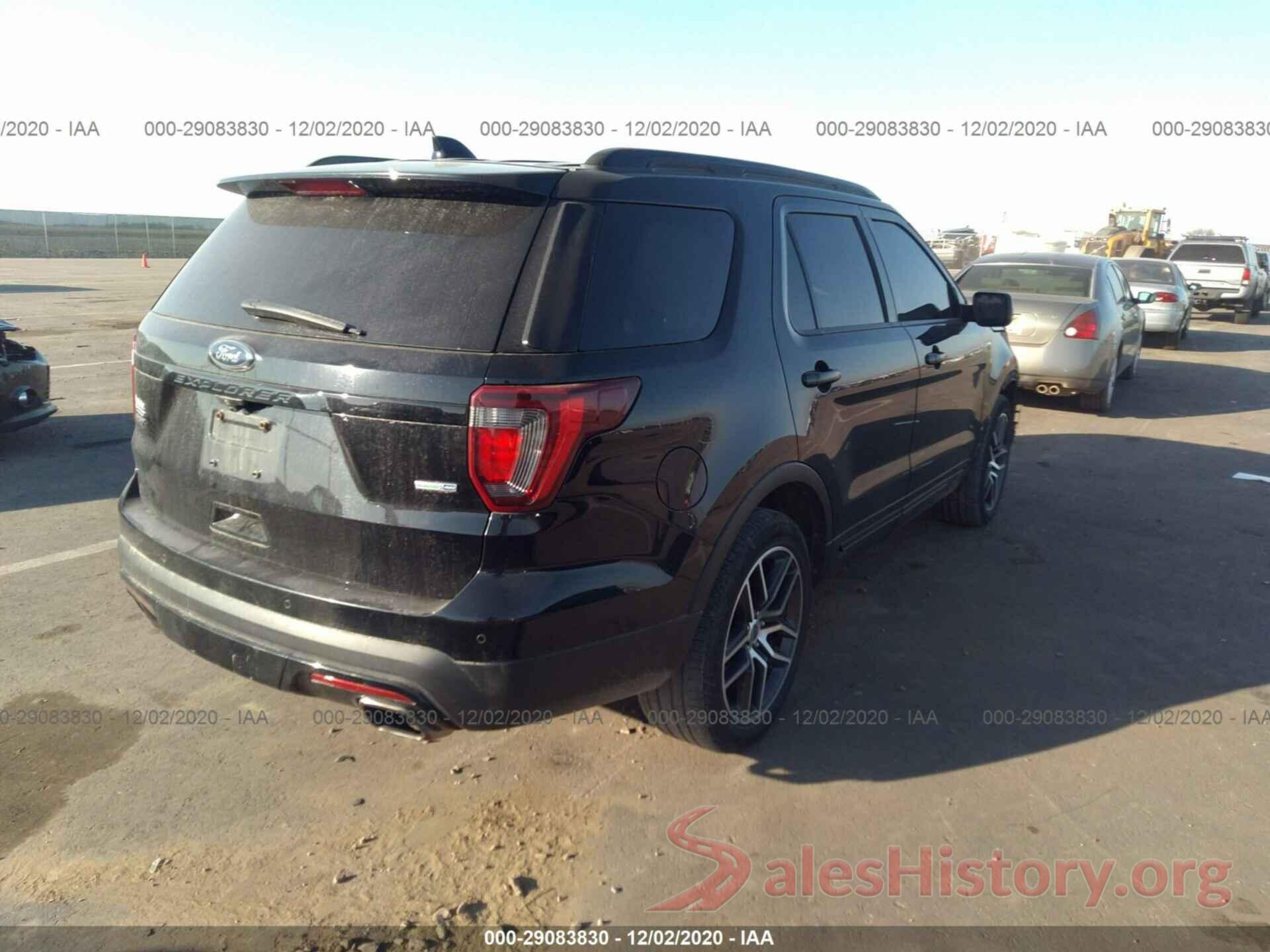 1FM5K8GT9GGB94989 2016 FORD EXPLORER