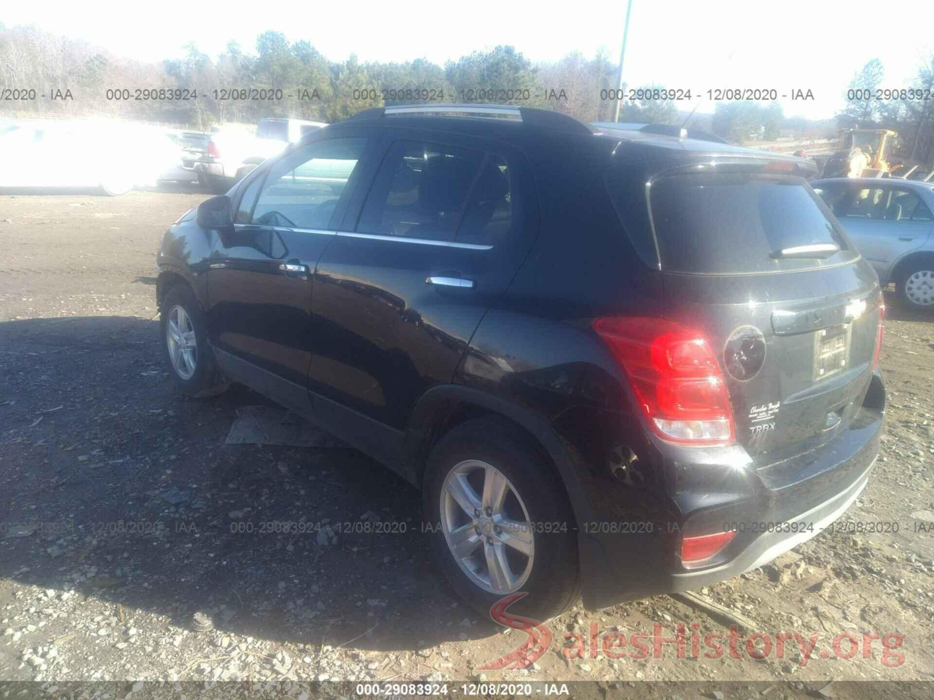 KL7CJLSB4KB849837 2019 CHEVROLET TRAX