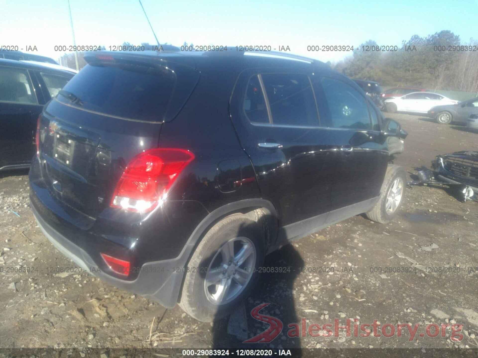 KL7CJLSB4KB849837 2019 CHEVROLET TRAX