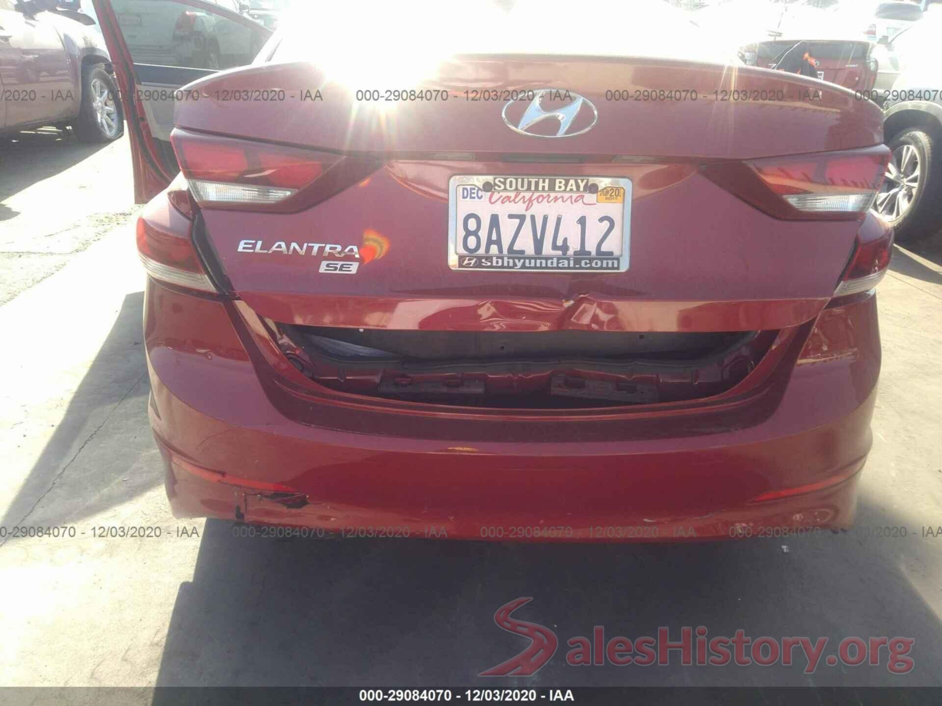 KMHD74LF8HU373145 2017 HYUNDAI ELANTRA