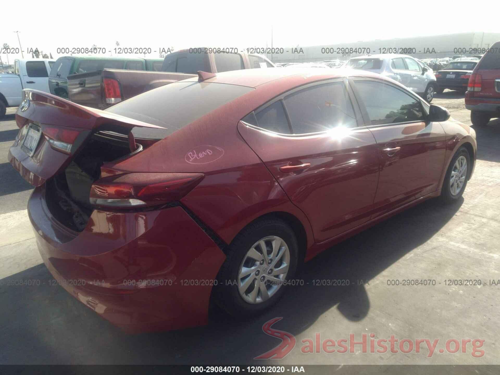 KMHD74LF8HU373145 2017 HYUNDAI ELANTRA