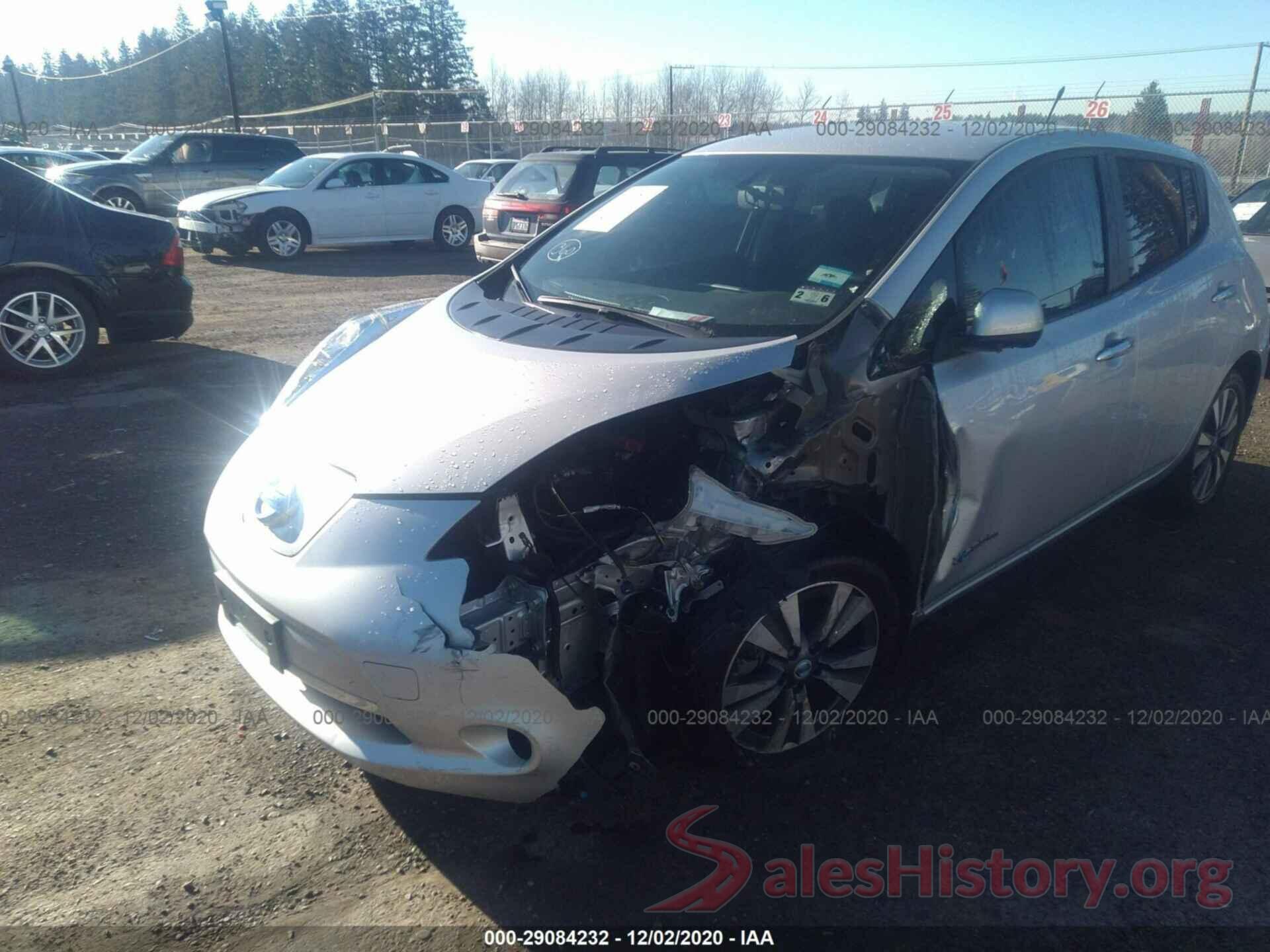 1N4AZ0CP8EC331231 2014 NISSAN LEAF