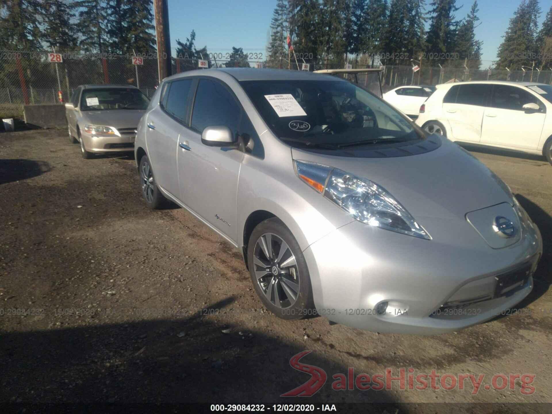 1N4AZ0CP8EC331231 2014 NISSAN LEAF