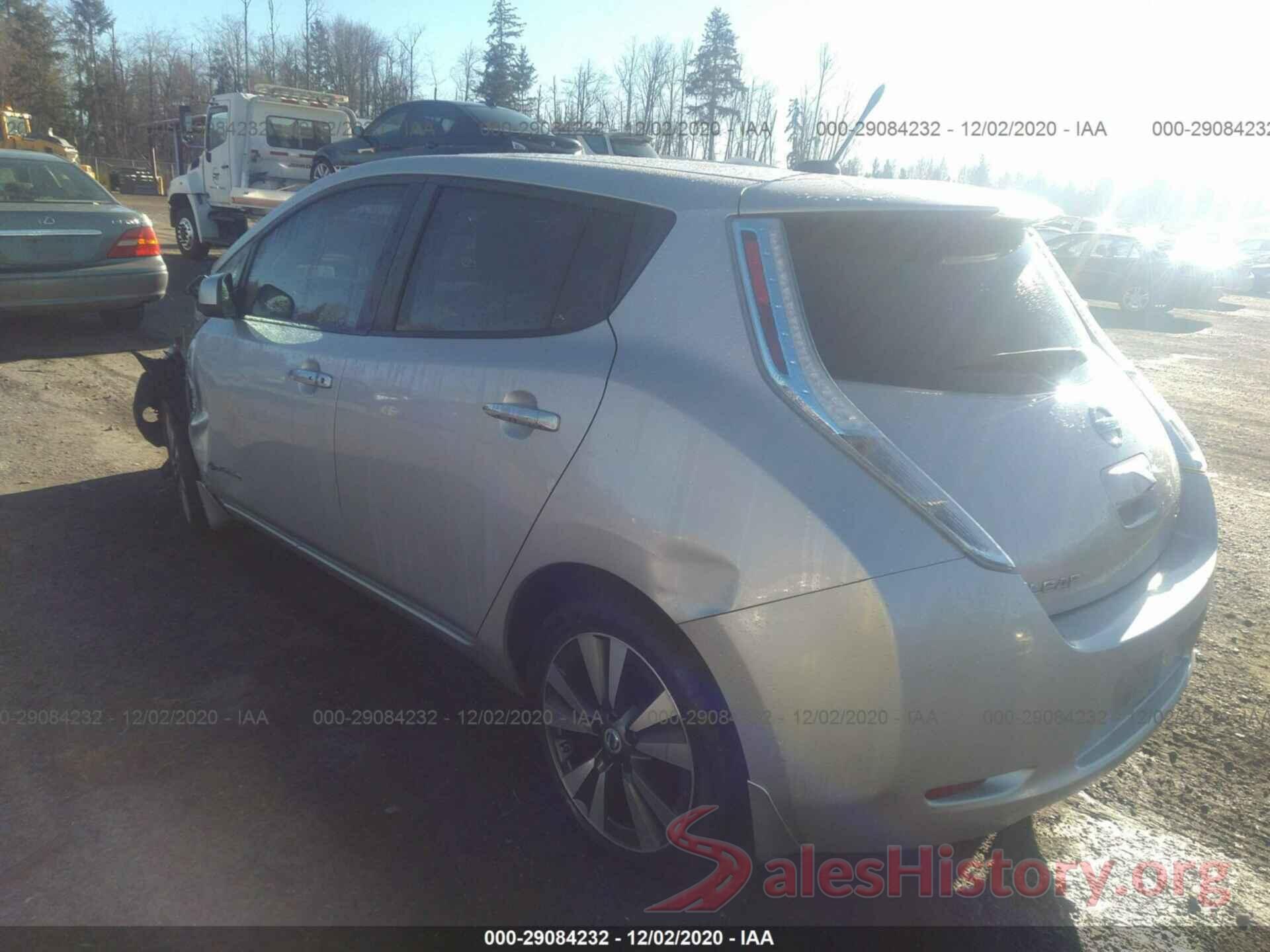 1N4AZ0CP8EC331231 2014 NISSAN LEAF