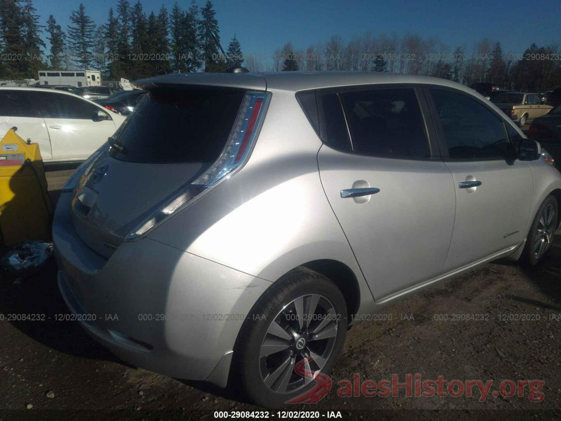 1N4AZ0CP8EC331231 2014 NISSAN LEAF