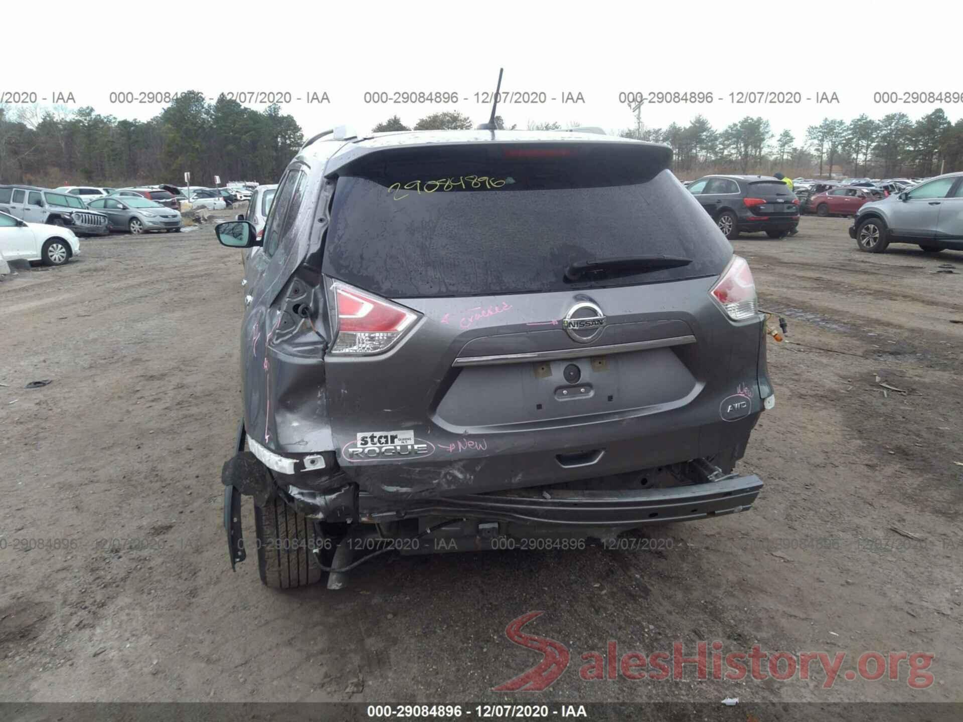 KNMAT2MV5GP673171 2016 NISSAN ROGUE