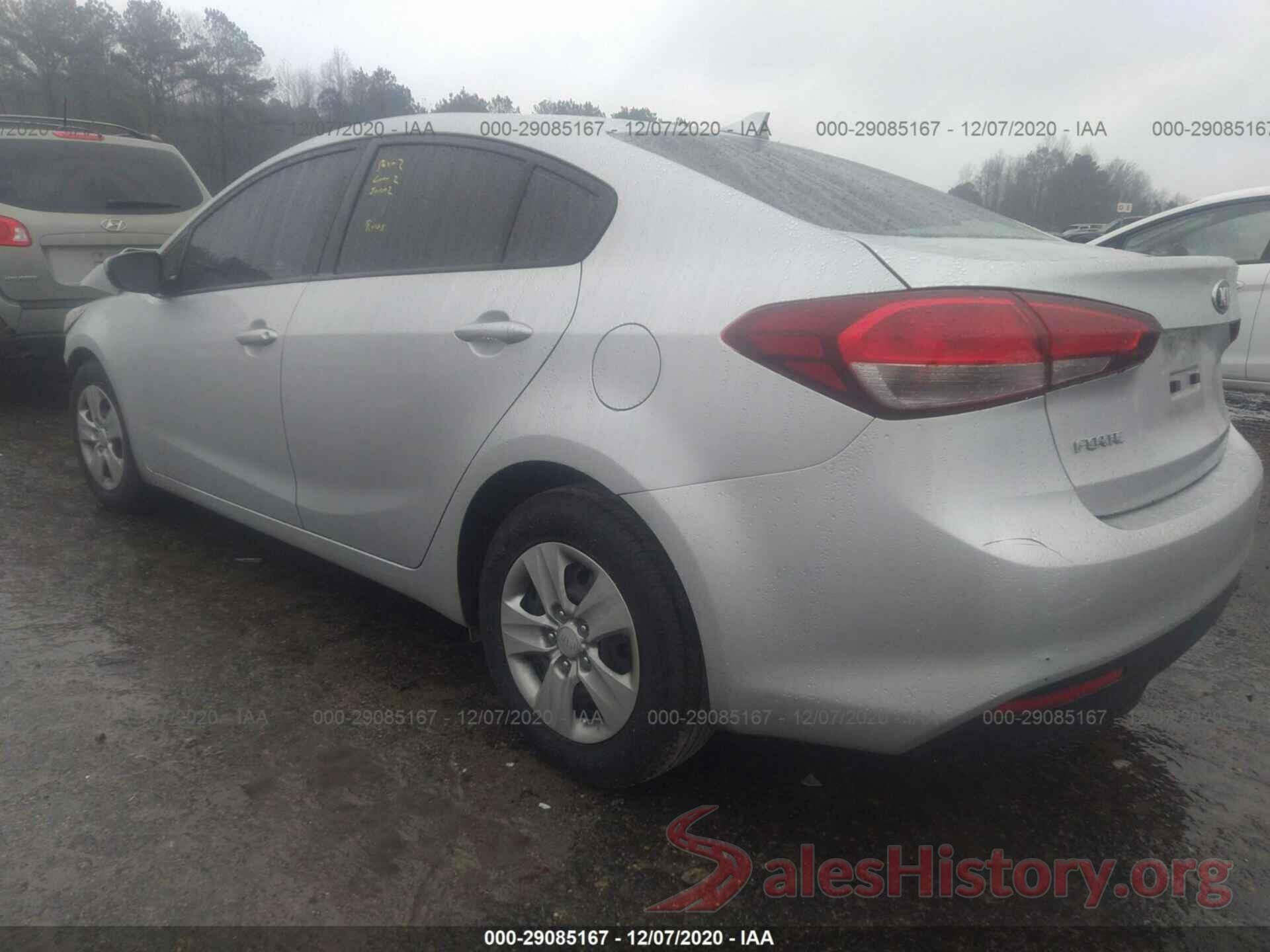 3KPFK4A72HE053325 2017 KIA FORTE