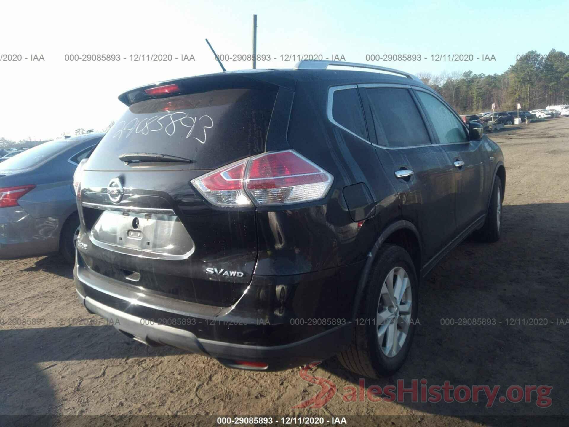 KNMAT2MVXGP634124 2016 NISSAN ROGUE