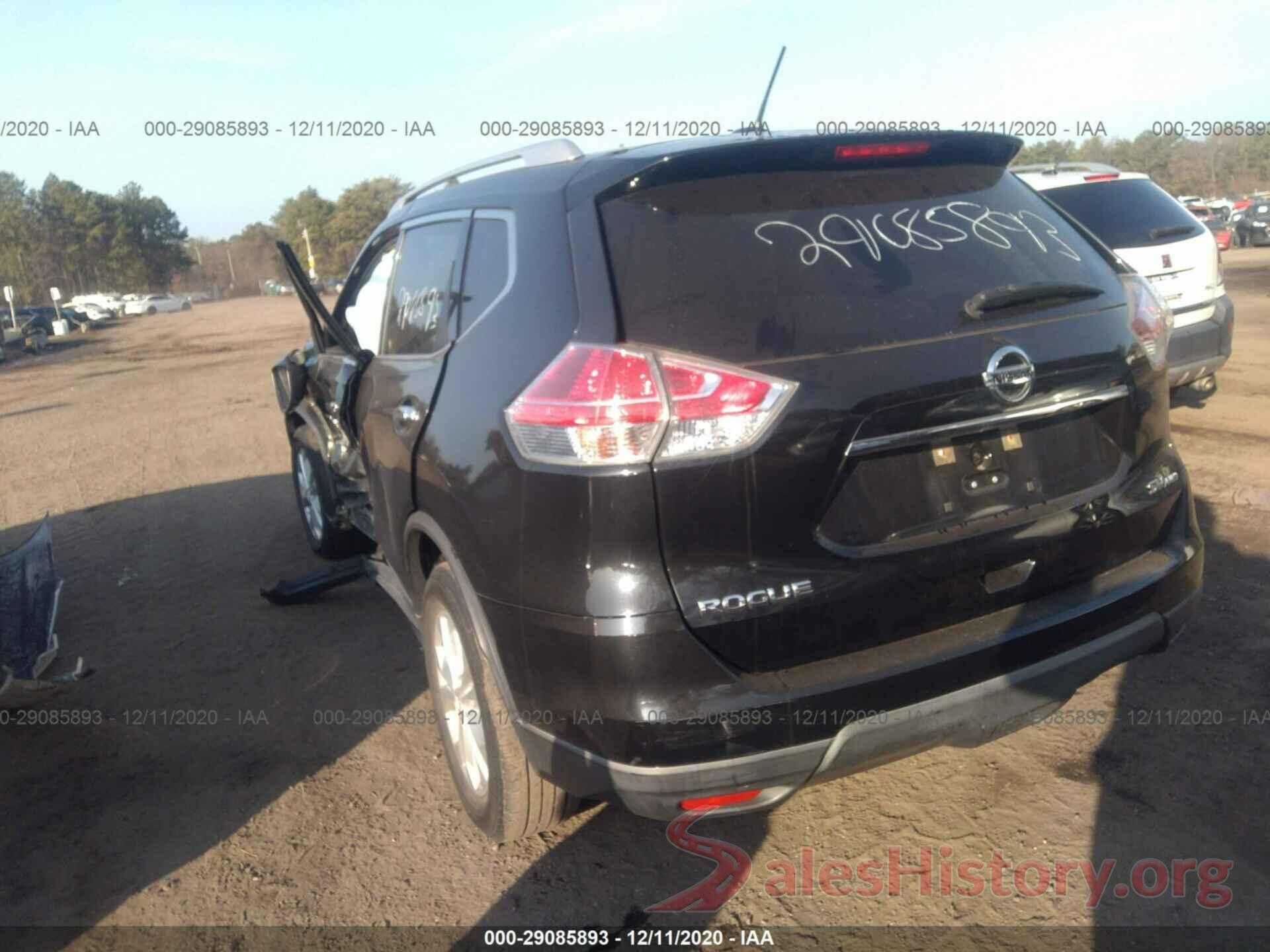 KNMAT2MVXGP634124 2016 NISSAN ROGUE