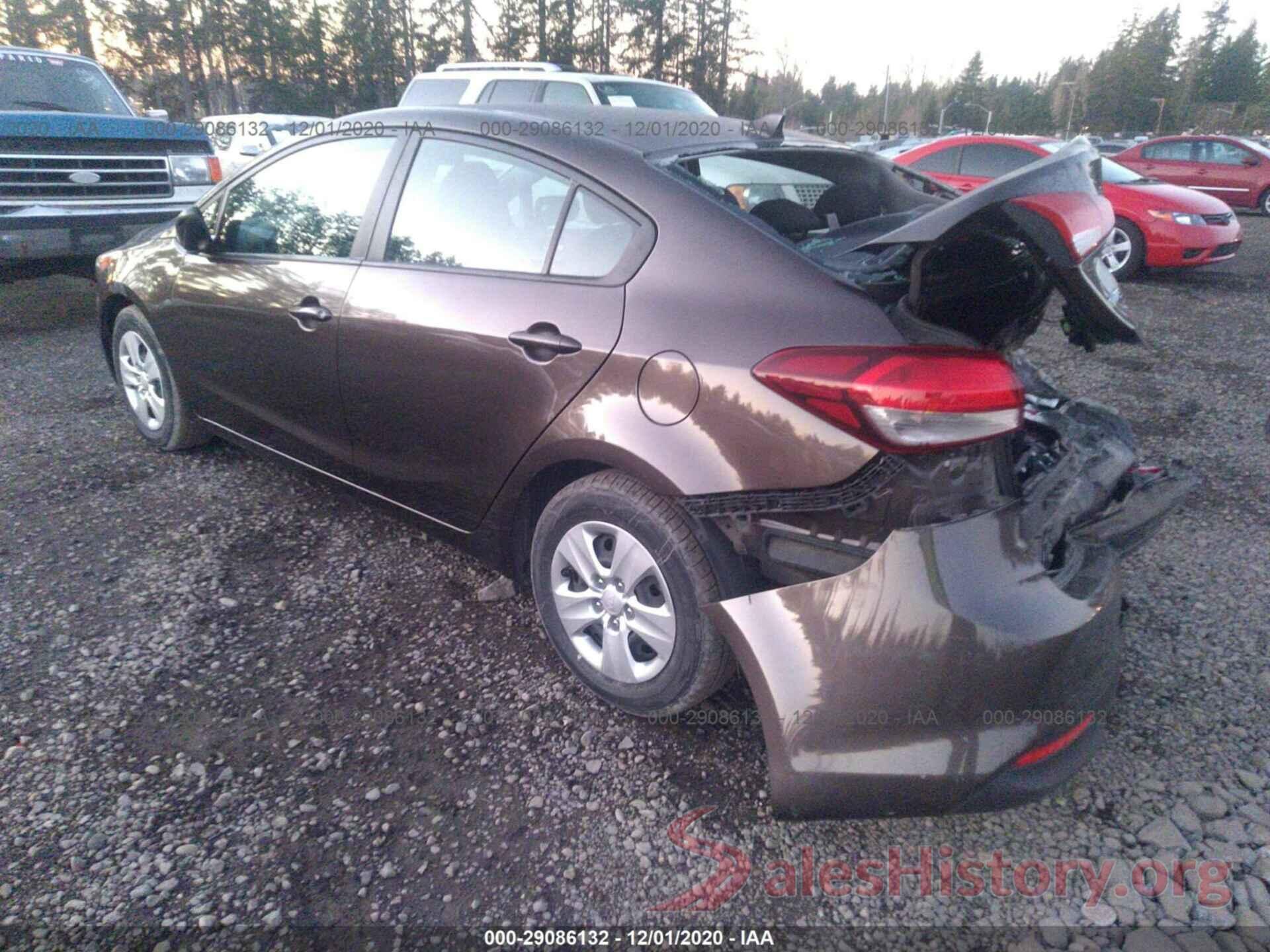 3KPFK4A77HE145921 2017 KIA FORTE