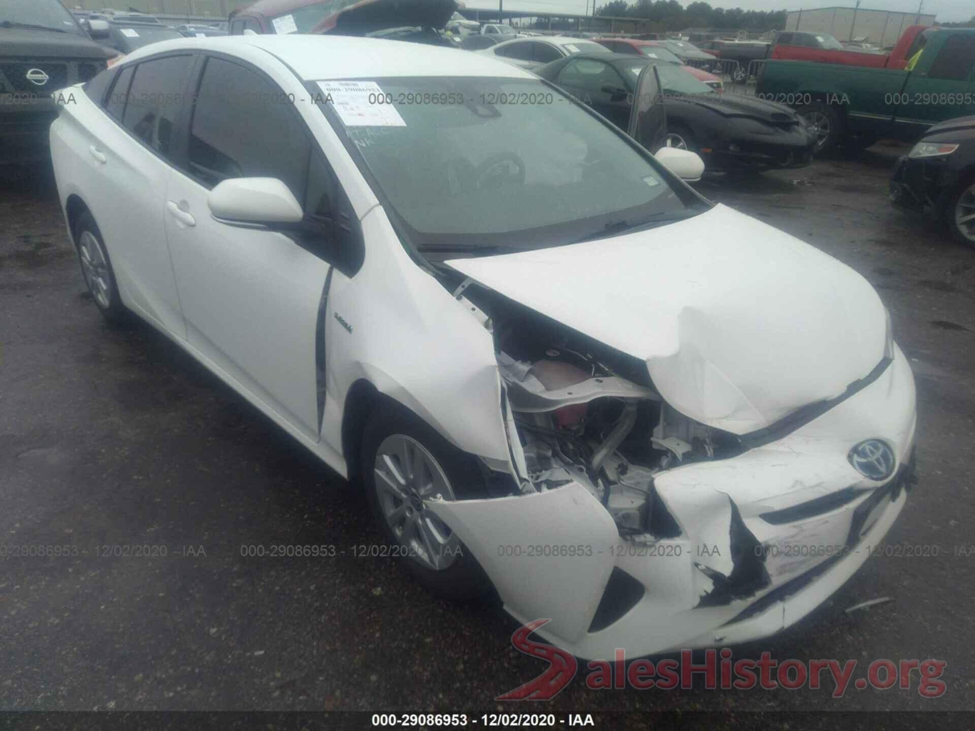 JTDKBRFU1H3546933 2017 TOYOTA PRIUS