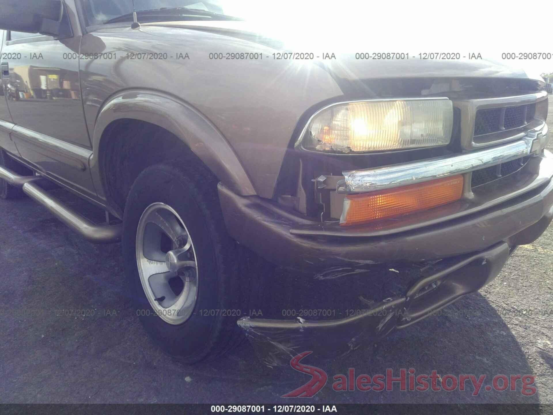 1GNCS13W32K215657 2002 CHEVROLET BLAZER