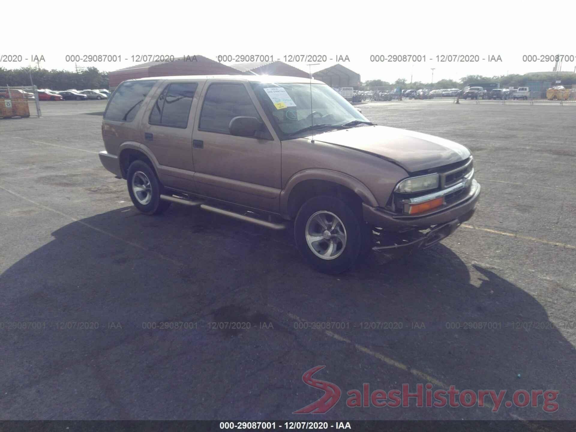 1GNCS13W32K215657 2002 CHEVROLET BLAZER